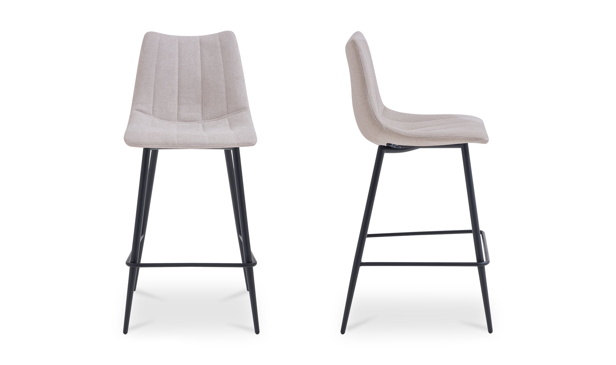 Alibi Bar Stool Beige-Set of Two