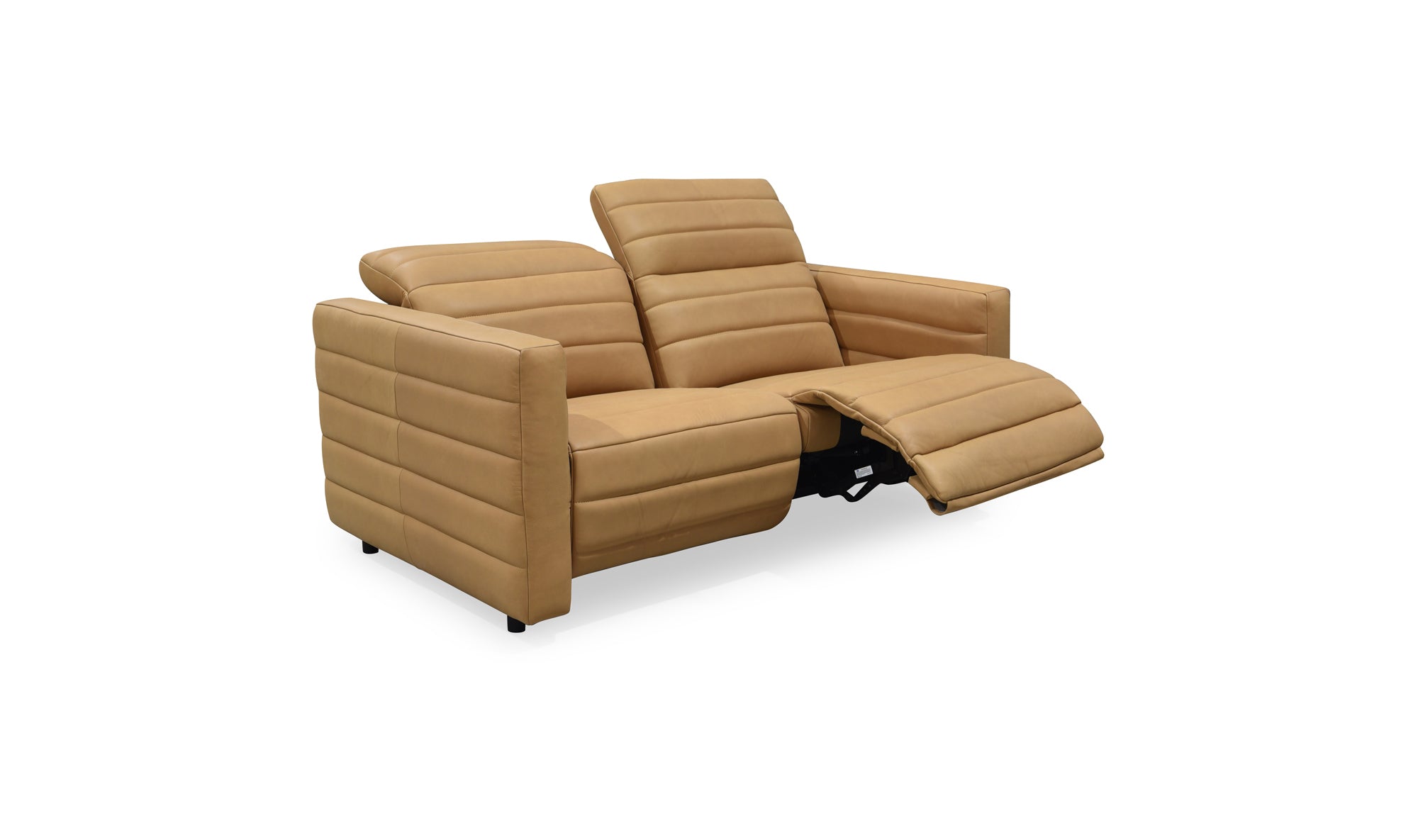 Juno Power Recliner Sofa Tan Leather