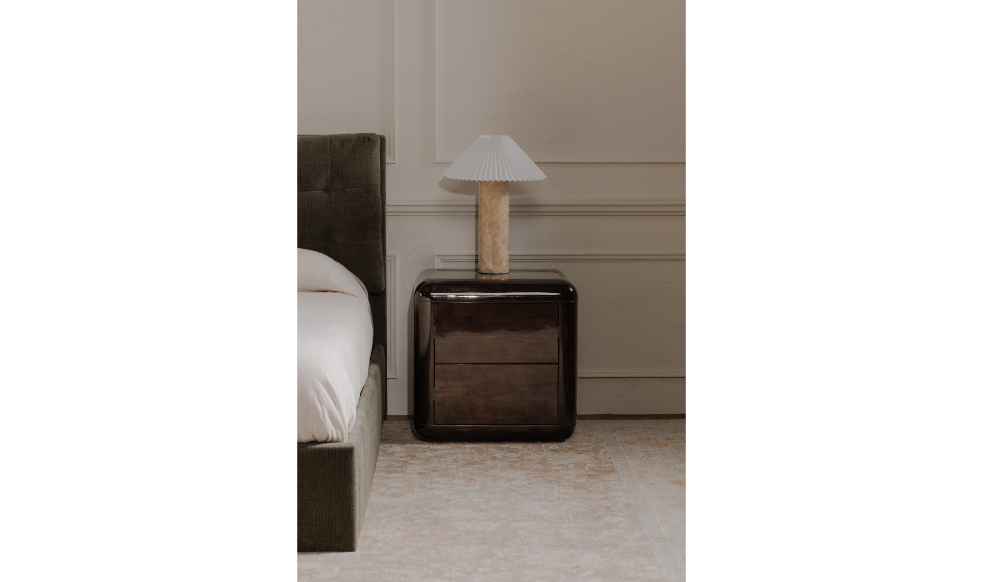 Rory Nightstand Dark Brown