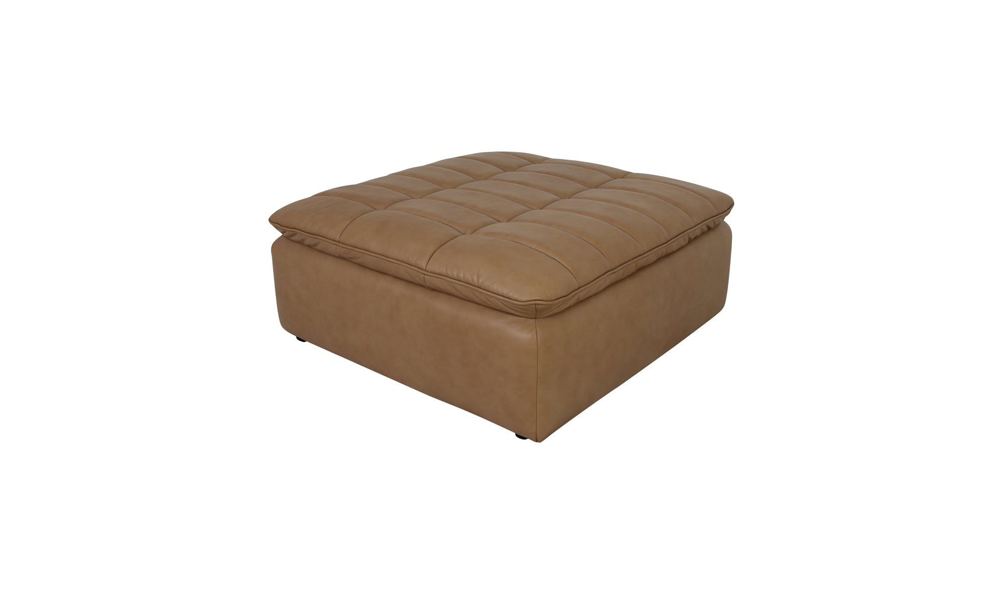 Lino Ottoman Tan Leather