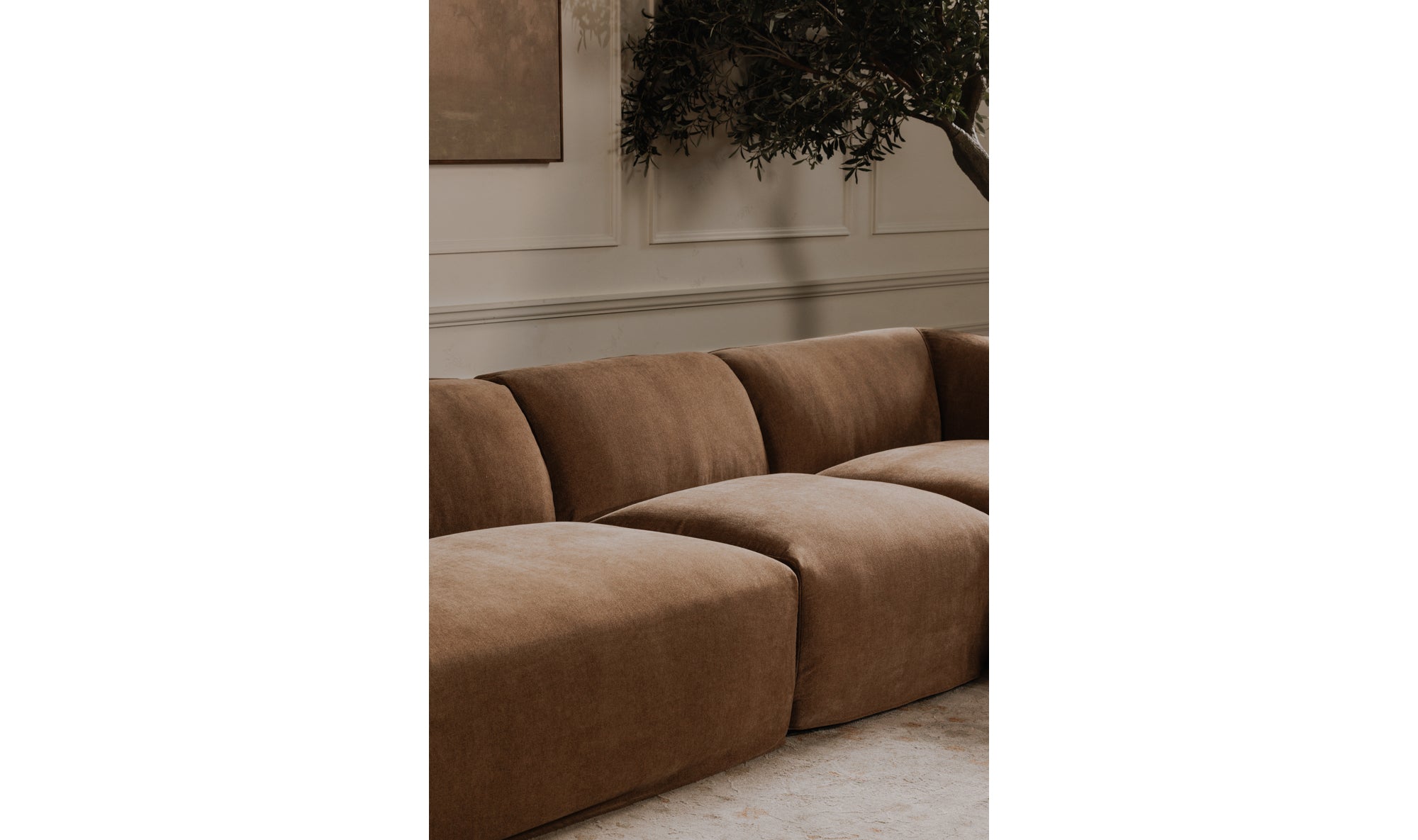 Isla Classic L Modular Sectional Mocha