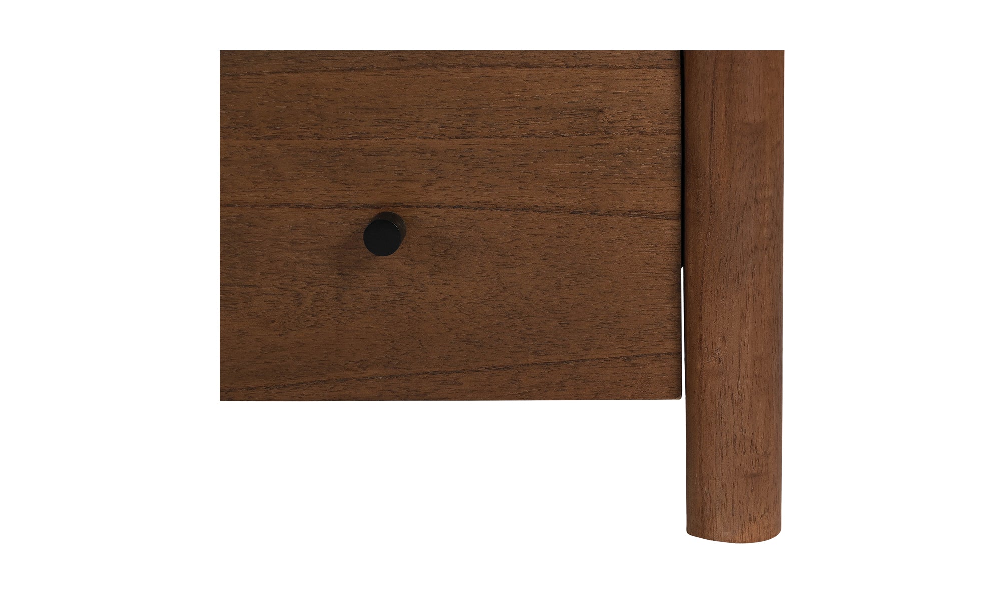 Lottie Charging Nightstand Brown