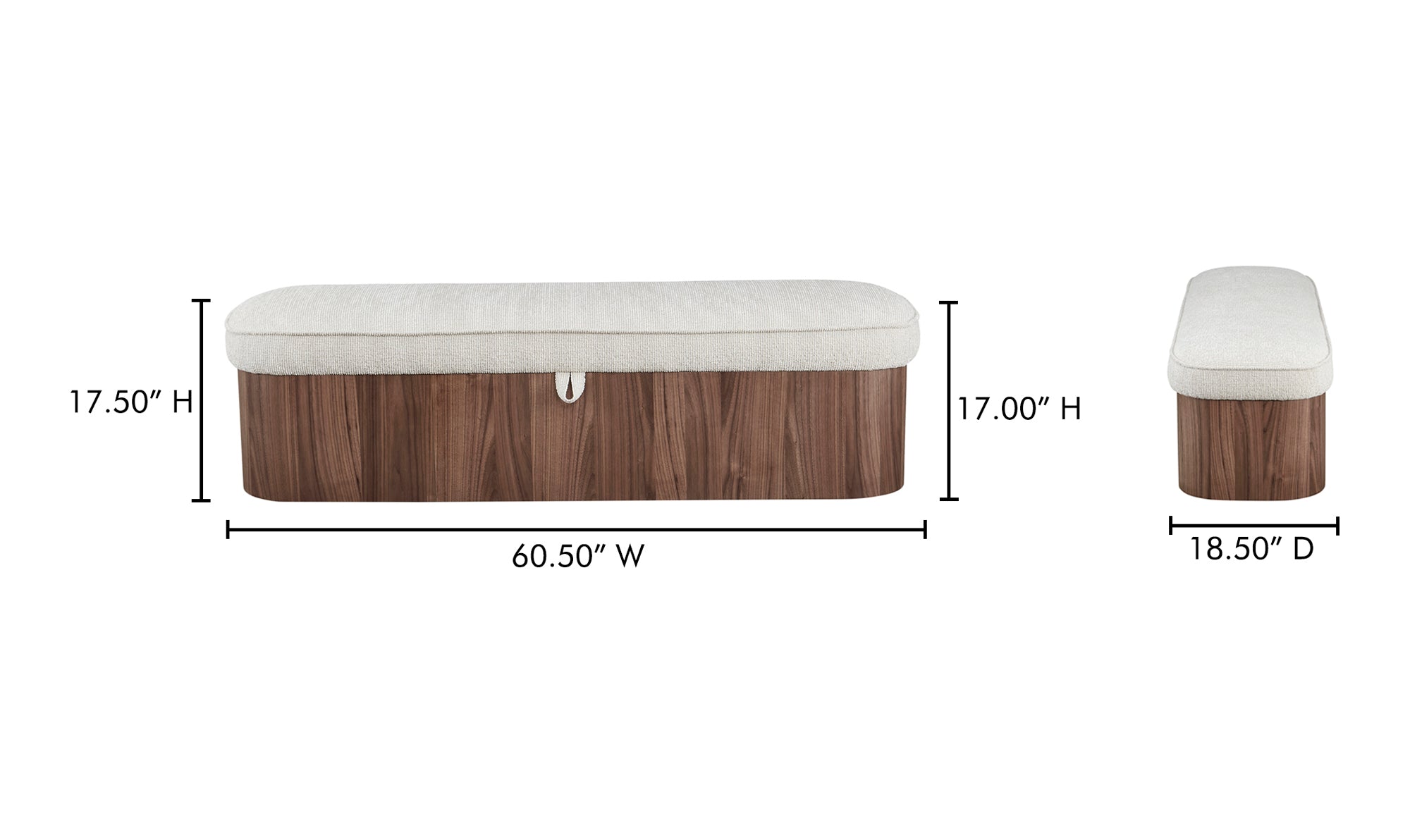 Sonny Bench Walnut
