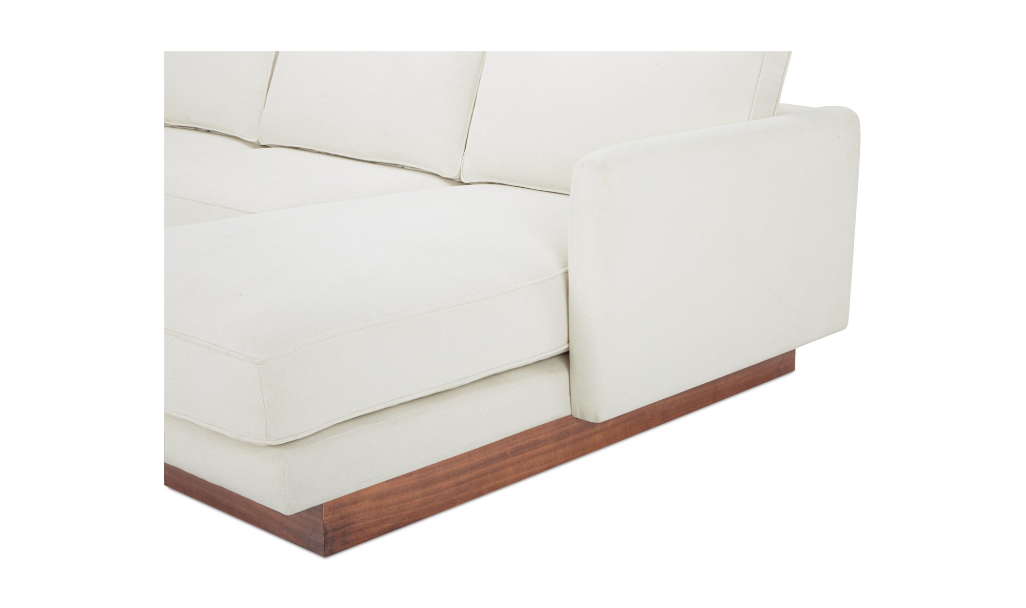 Vernon Right Sectional White