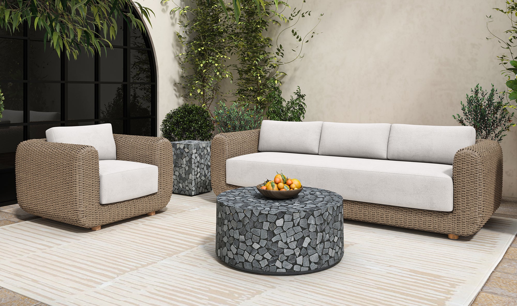 Soma Outdoor Sofa Natural