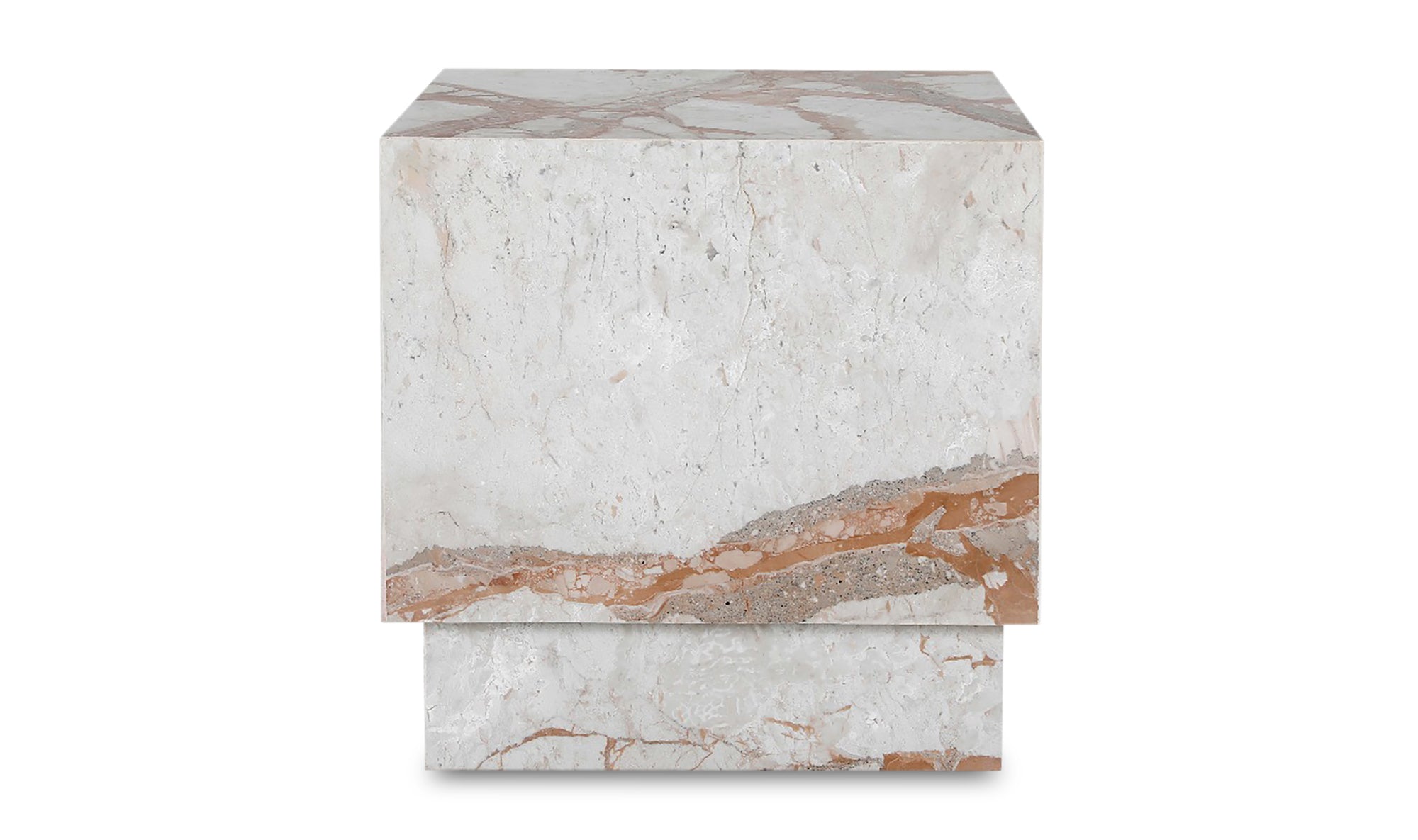 Layla Side Table Breccia Marble