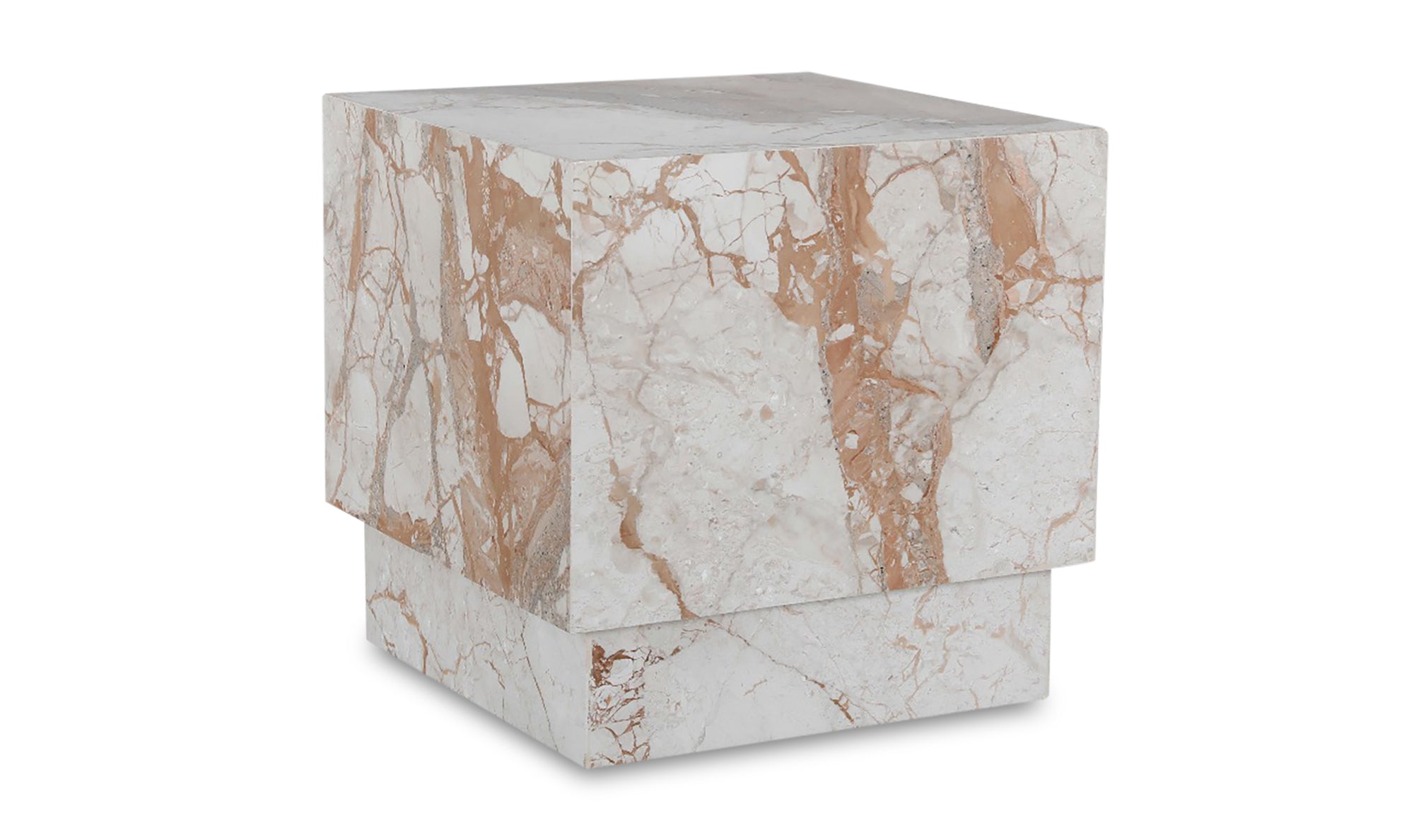 Layla Side Table Breccia Marble