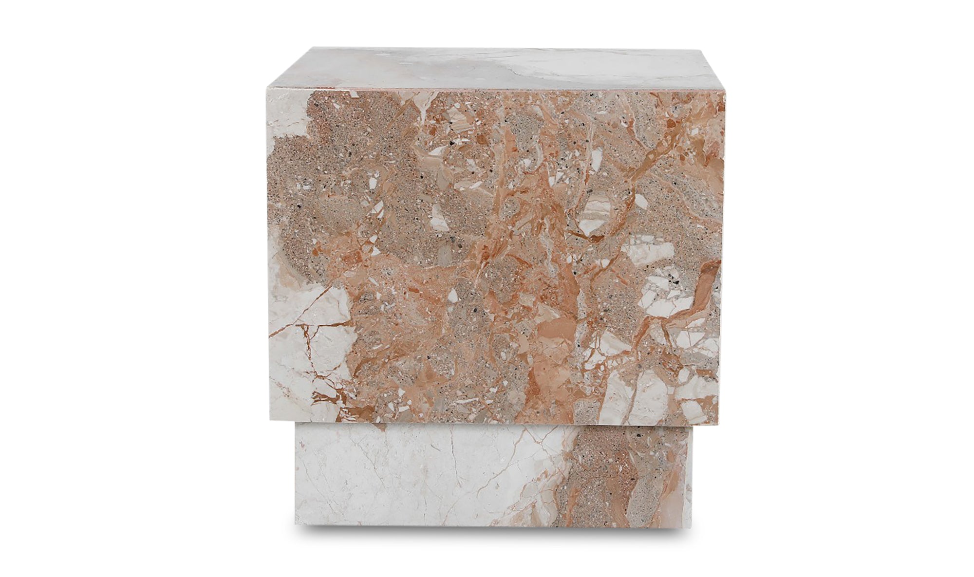 Layla Side Table Breccia Marble
