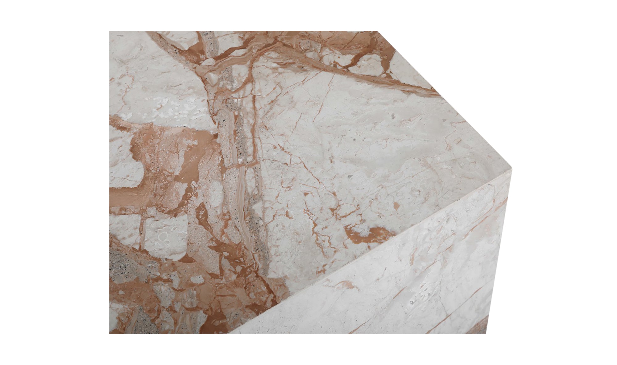 Layla Side Table Breccia Marble