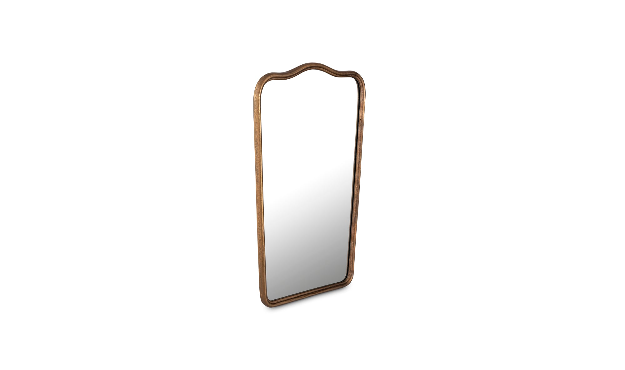 Keyes Mirror Brass