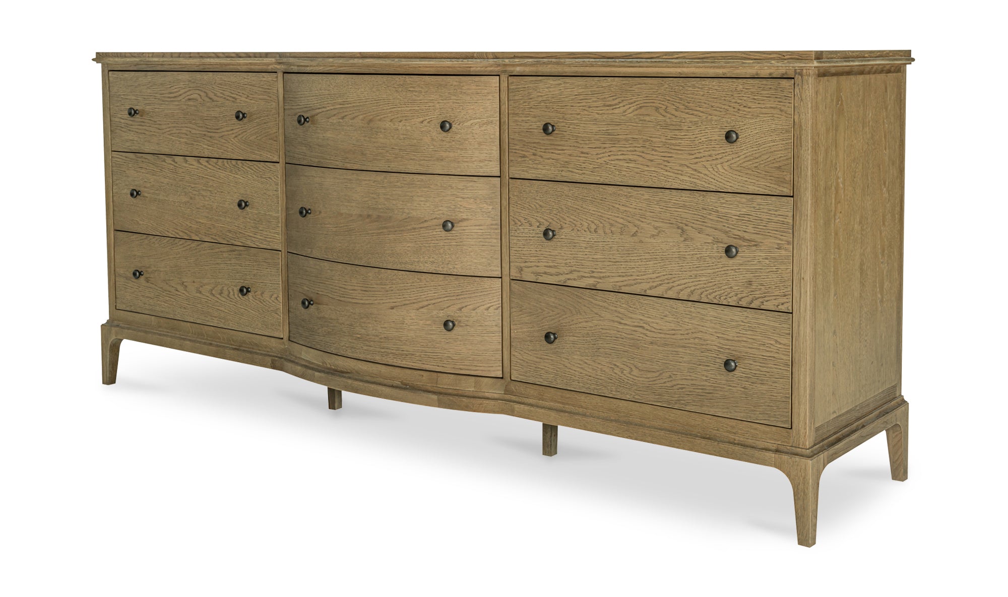 Sadie 9 Drawer Dresser Brown