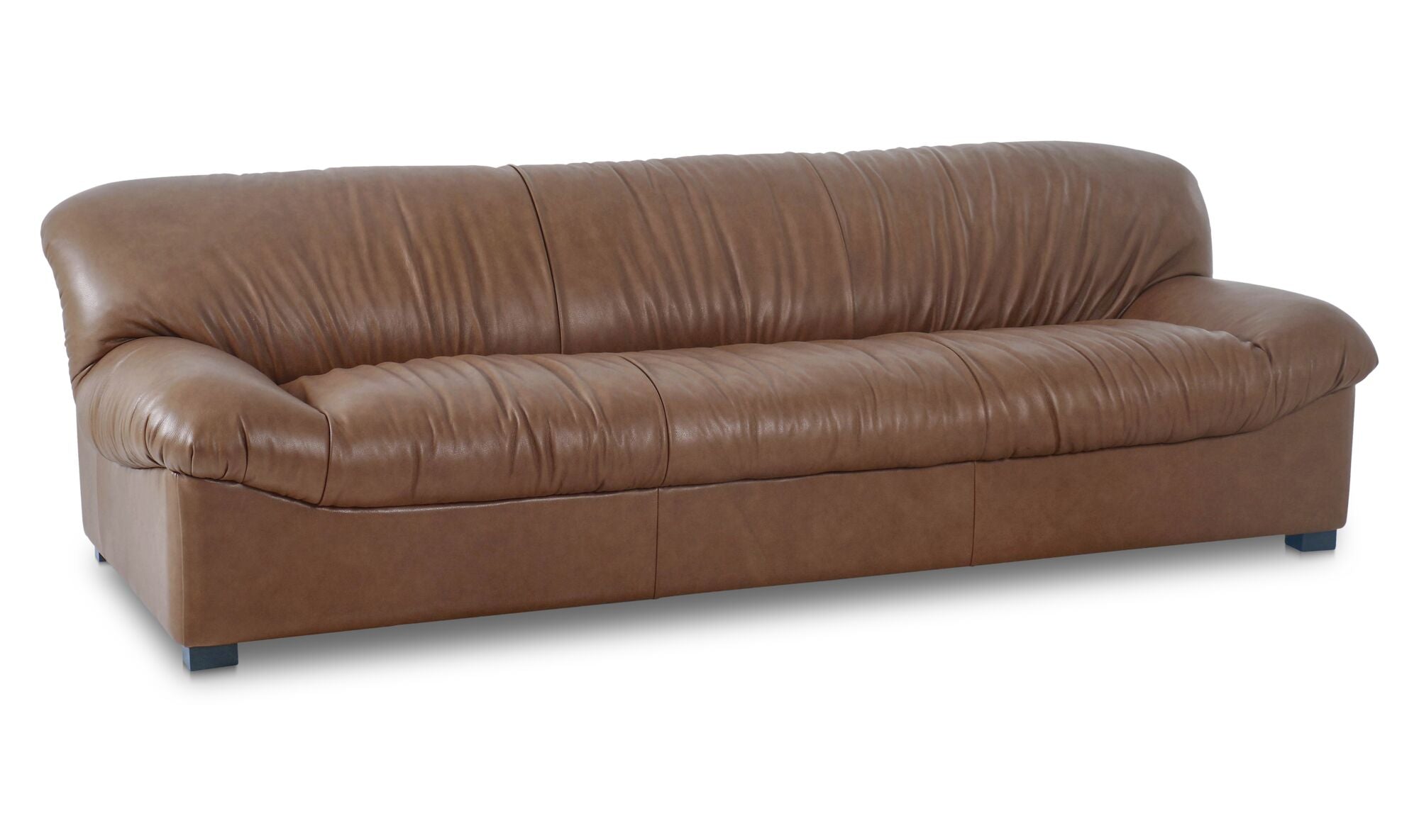 Halston Sofa Tan Leather