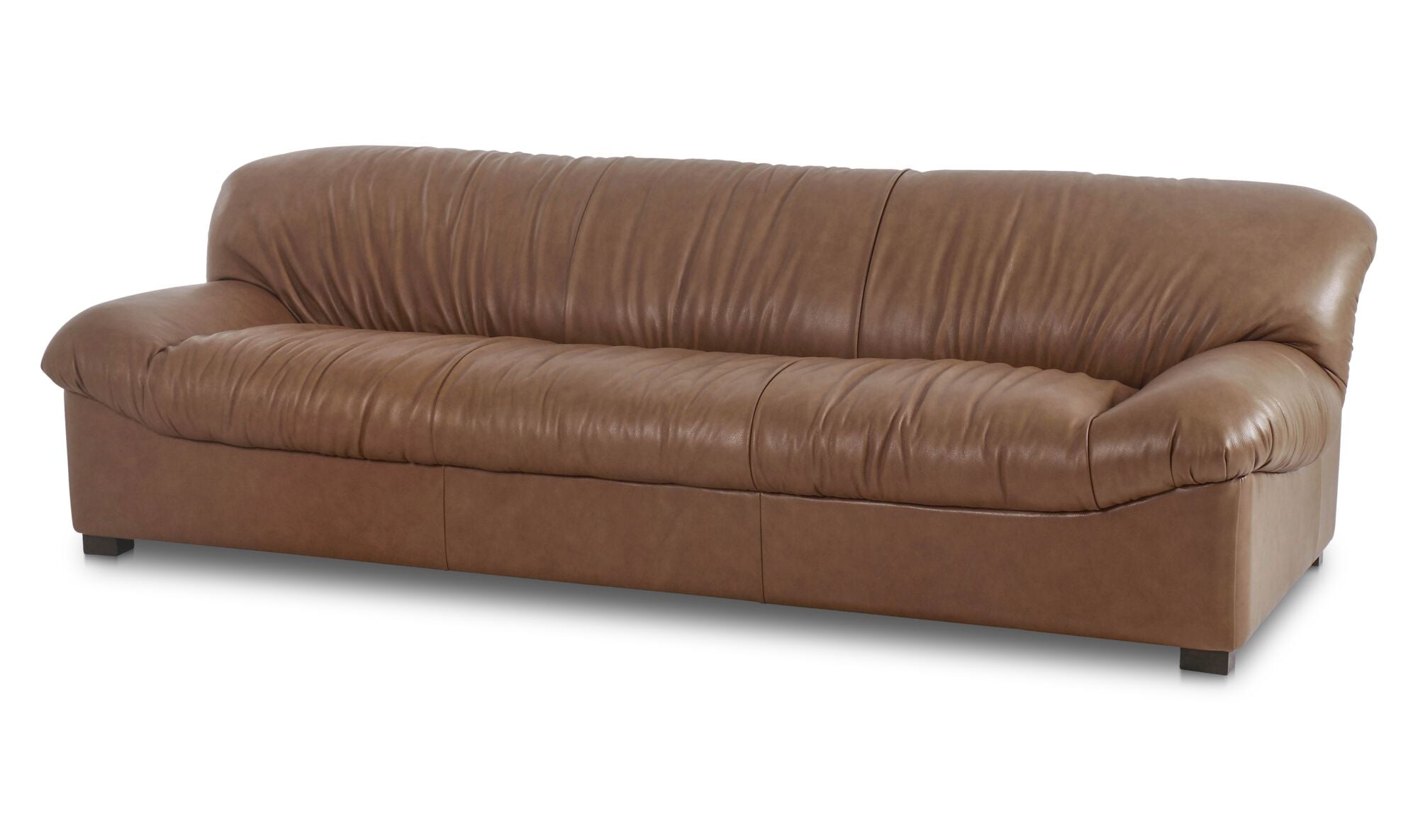 Halston Sofa Tan Leather