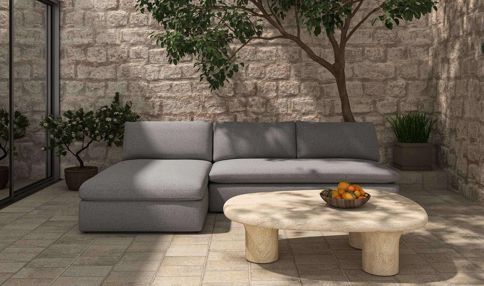 Miles Outdoor Modular 2 Piece