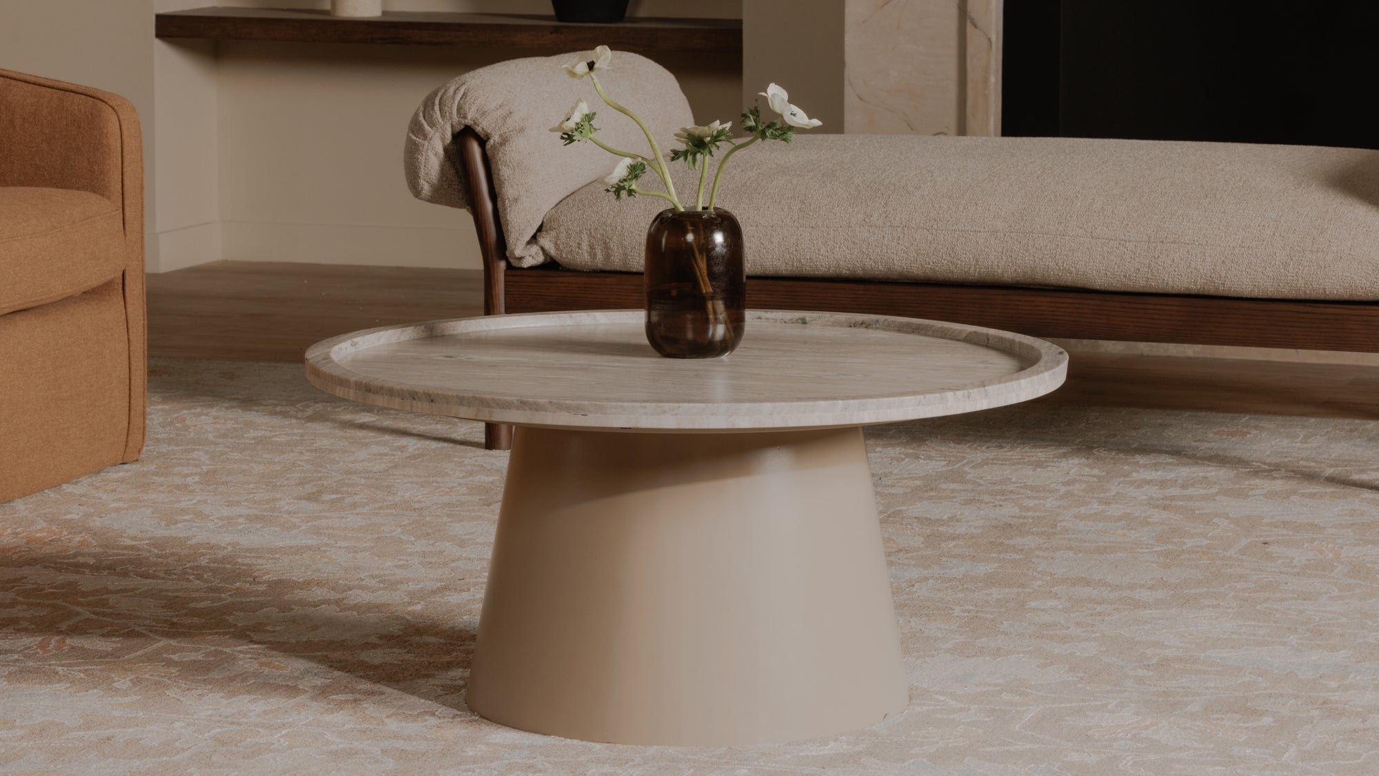 Kimberley Coffee Table White Marble
