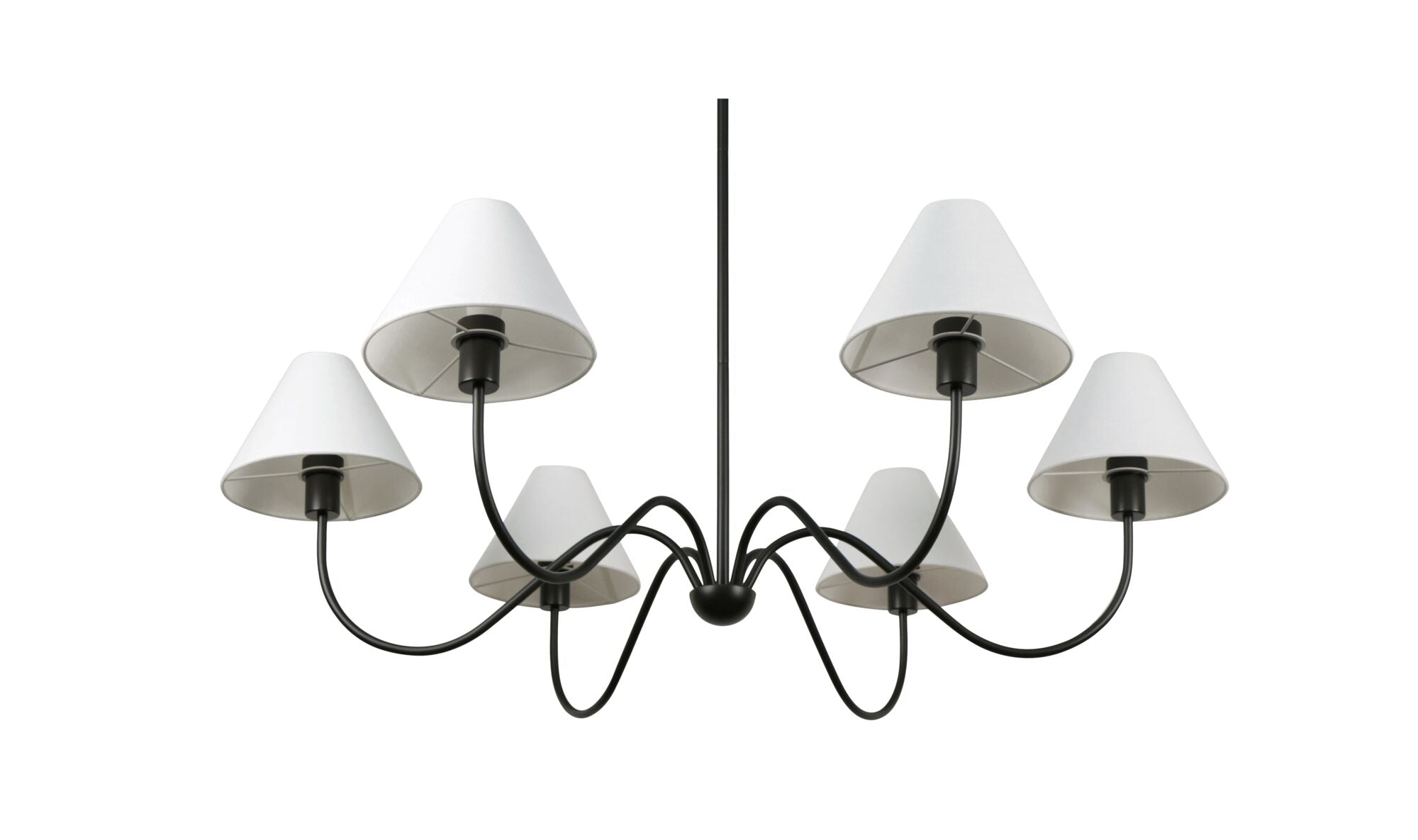 Whitney Chandelier Blackened Bronze