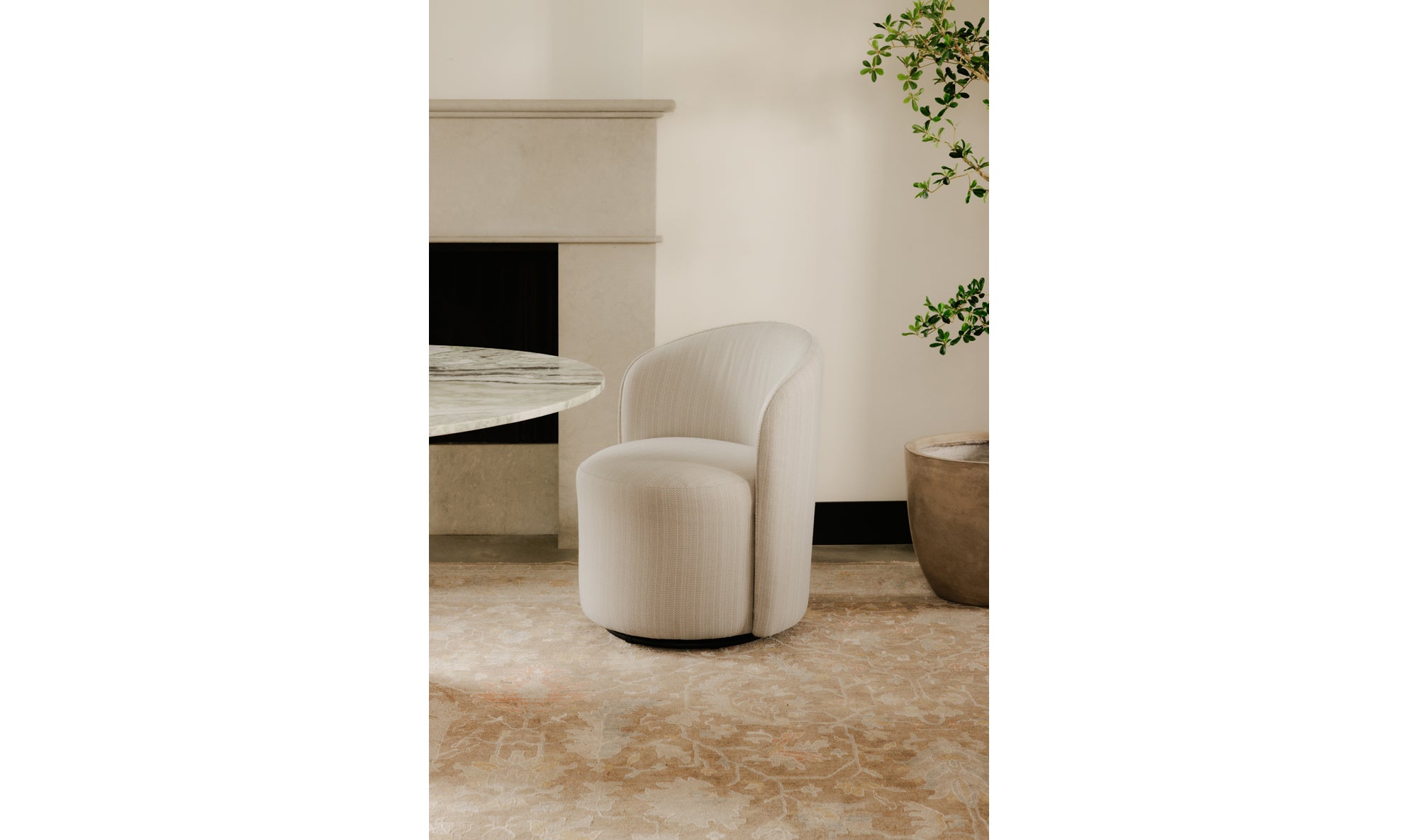 Sylvie Outdoor Swivel Dining Chair