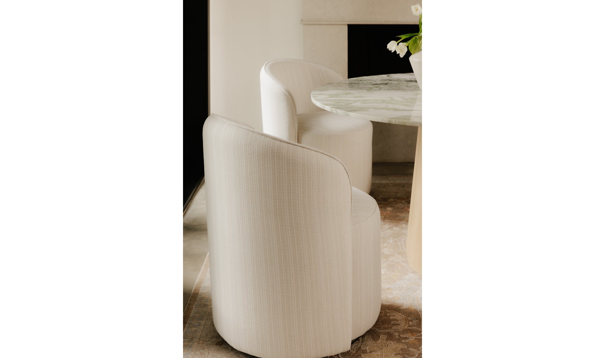 Sylvie Outdoor Swivel Dining Chair