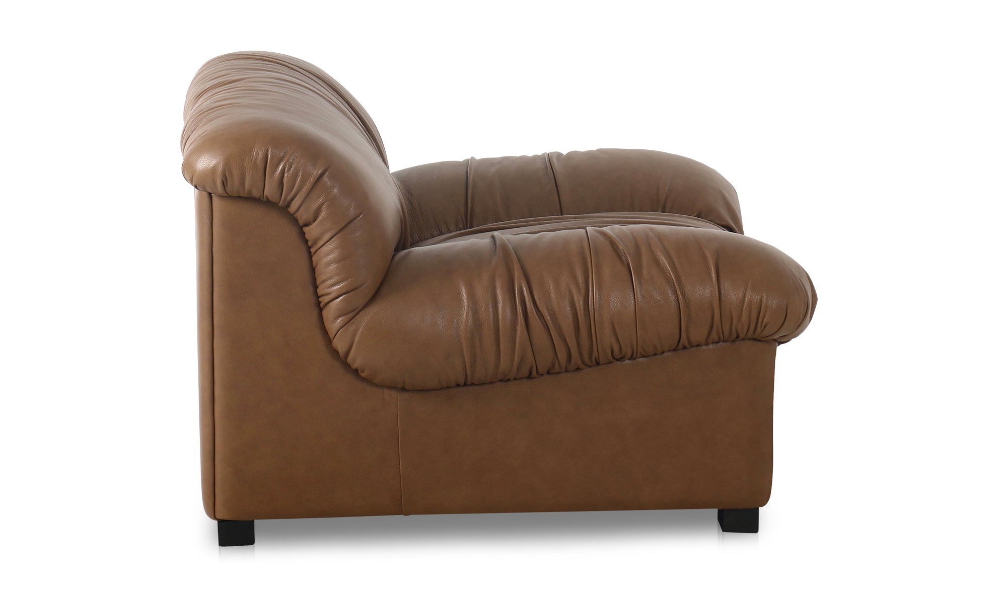 Halston Lounge Chair Tan Leather