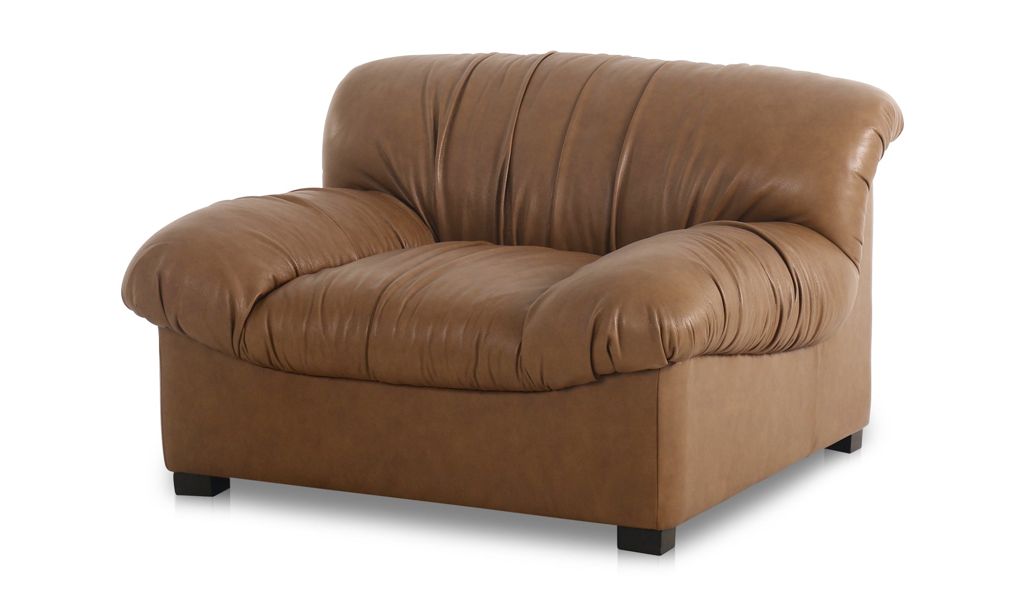 Halston Lounge Chair Tan Leather