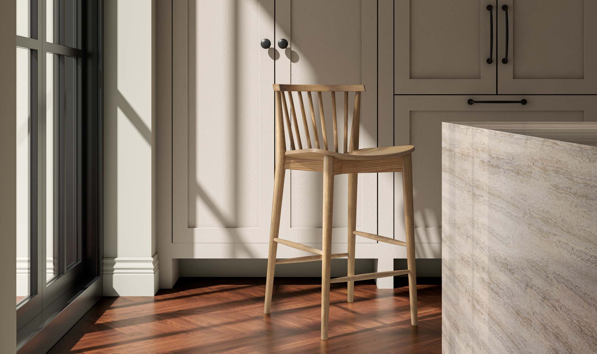 Marley Counter Stool Oak