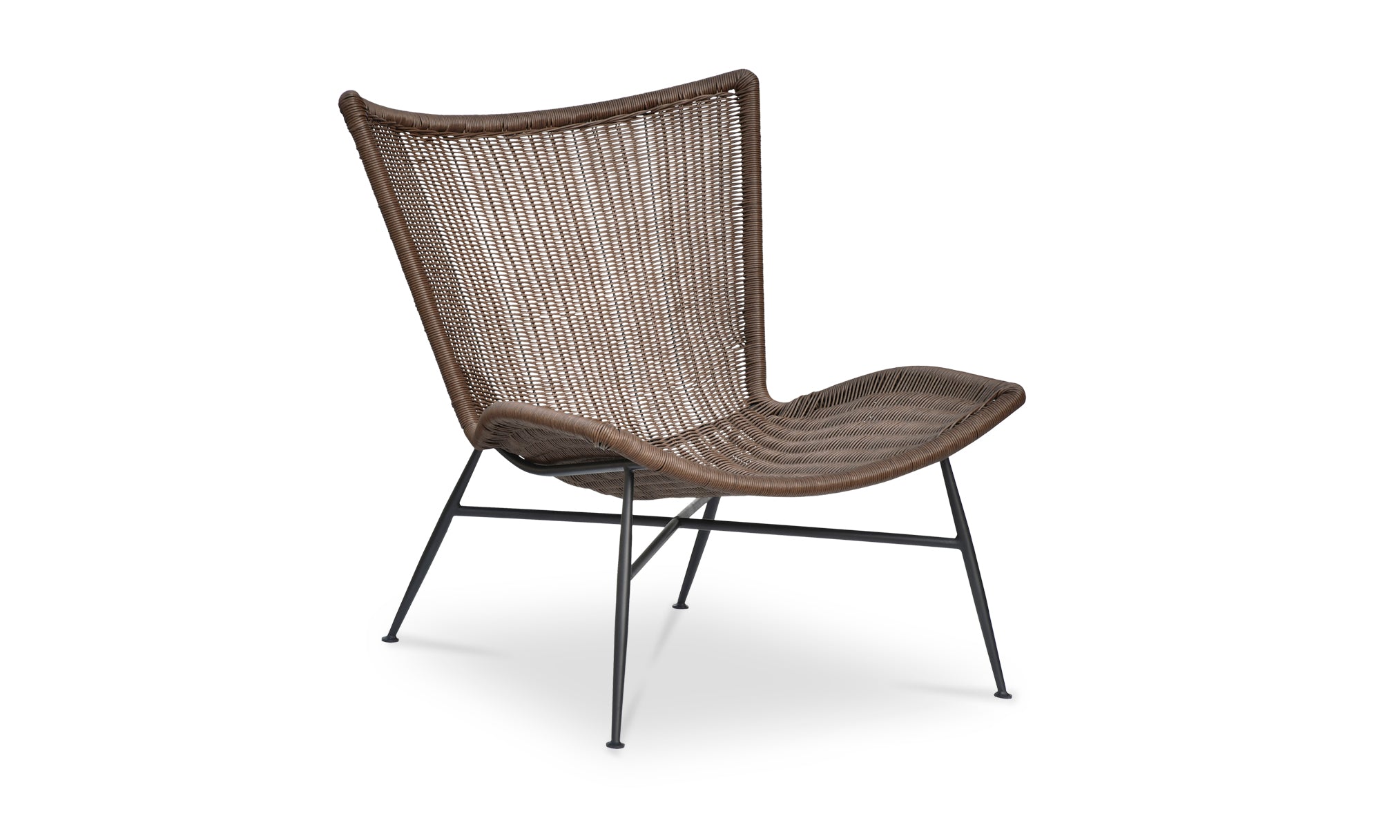 Paige Outdoor Accent Chair Brown