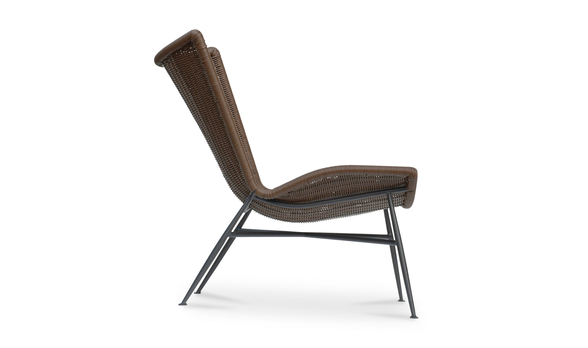 Paige Outdoor Accent Chair Brown