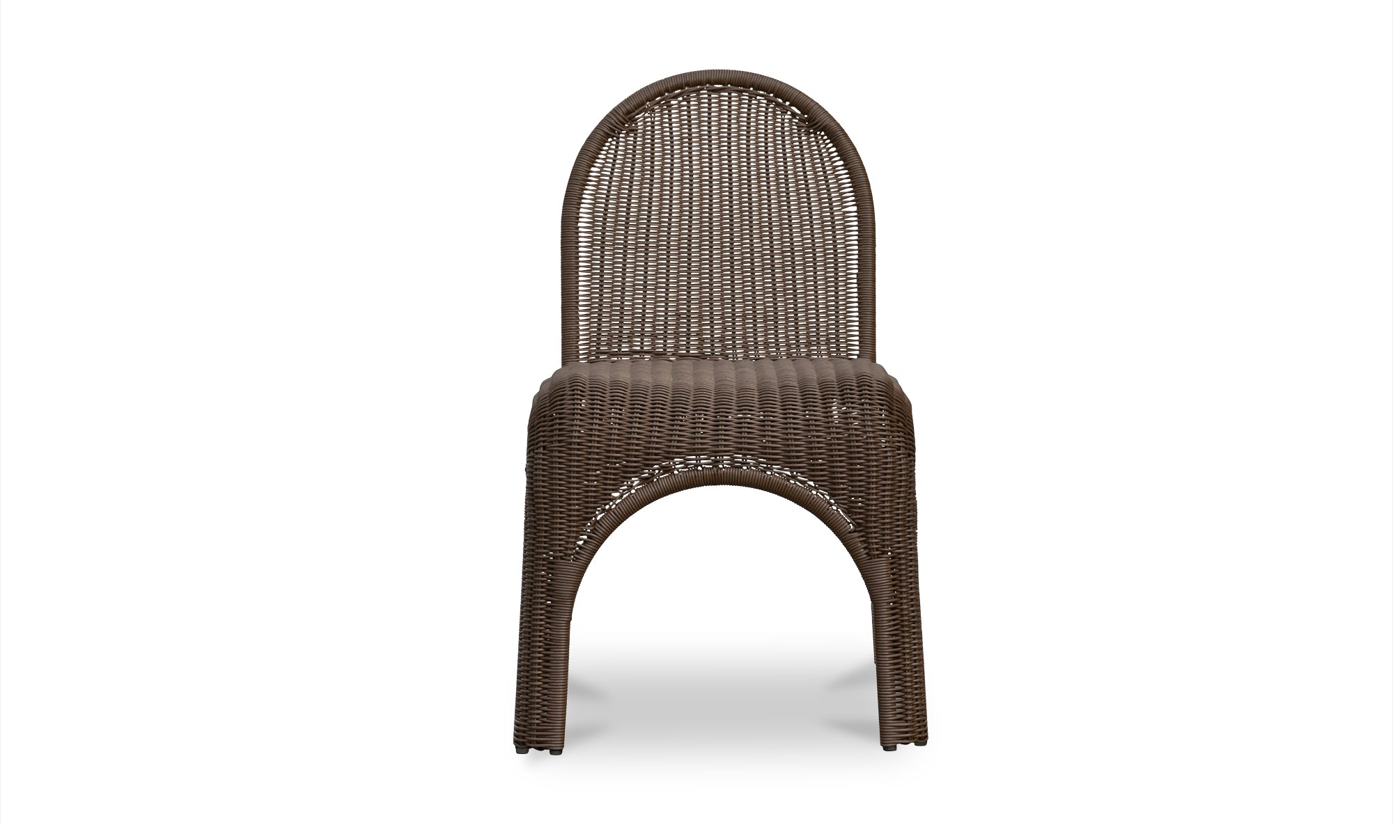 Kendall Outdoor Dining Chair Brown-Set of Two
