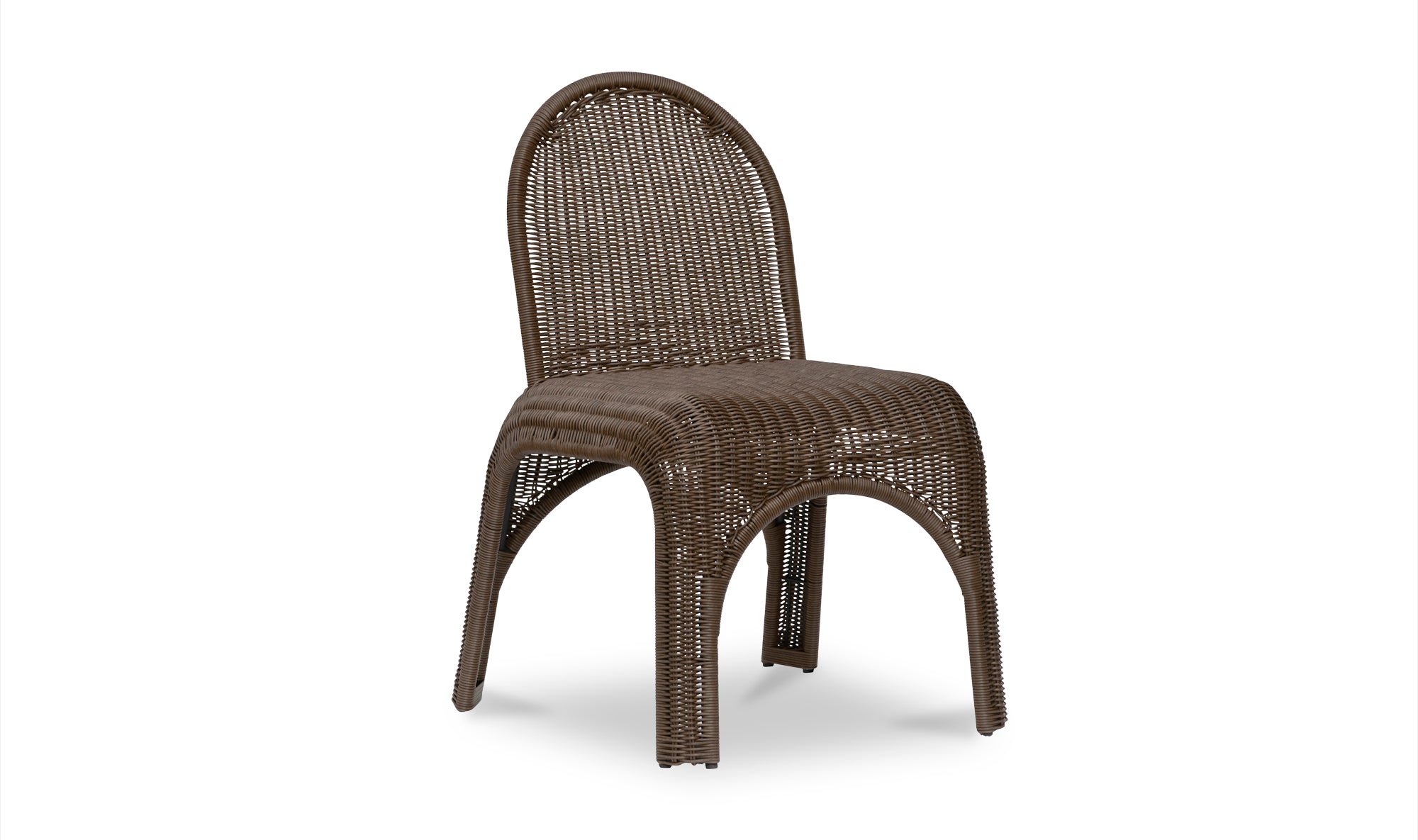 Kendall Outdoor Dining Chair Brown-Set of Two