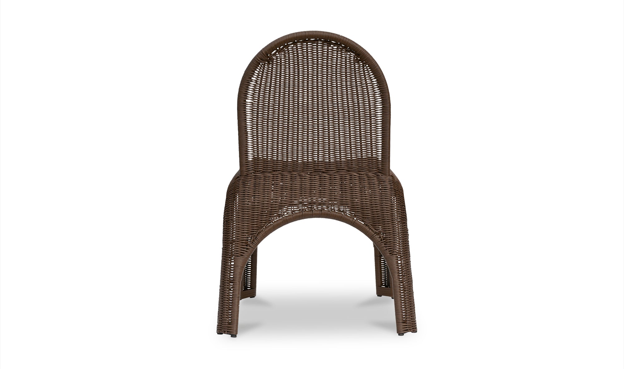 Kendall Outdoor Dining Chair Brown-Set of Two