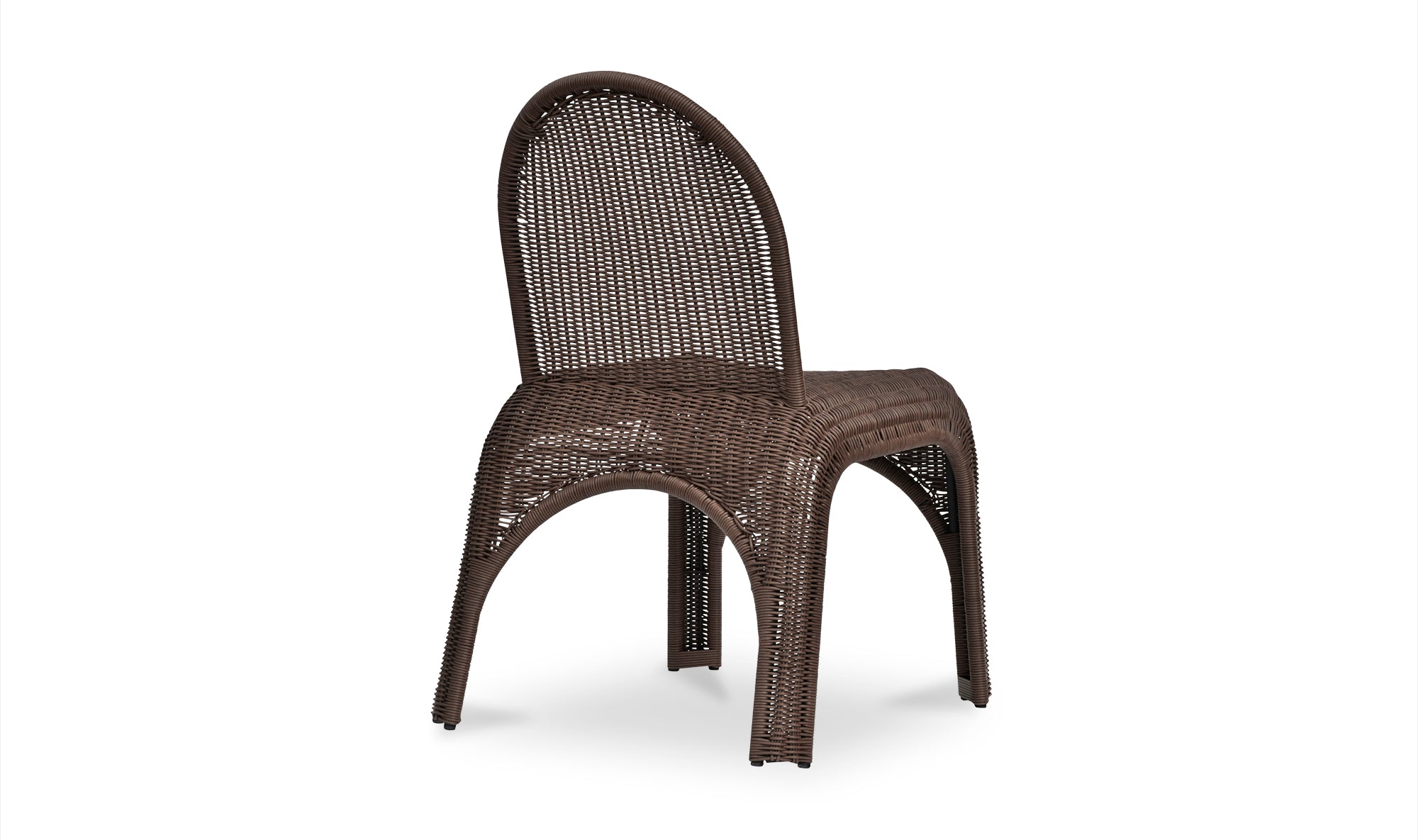 Kendall Outdoor Dining Chair Brown-Set of Two
