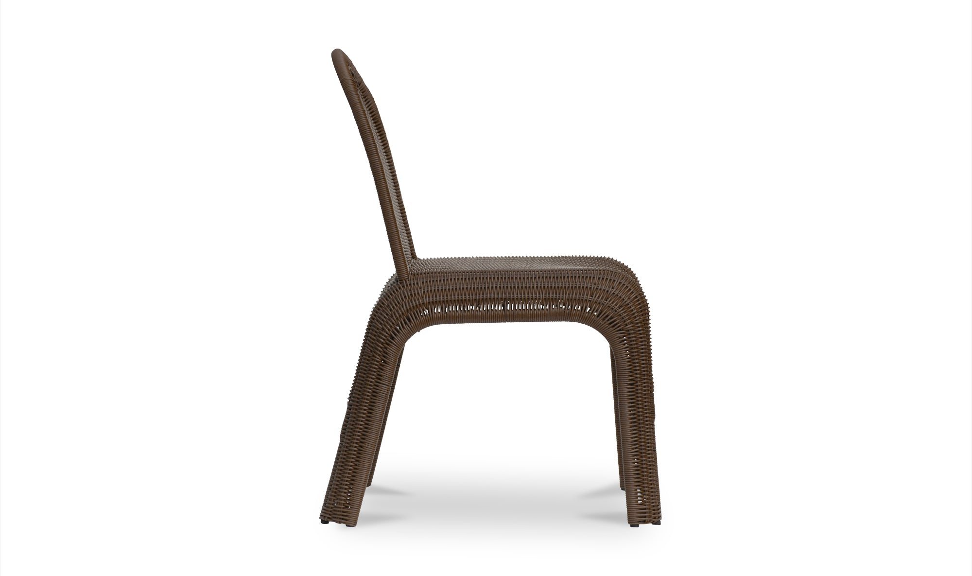 Kendall Outdoor Dining Chair Brown-Set of Two