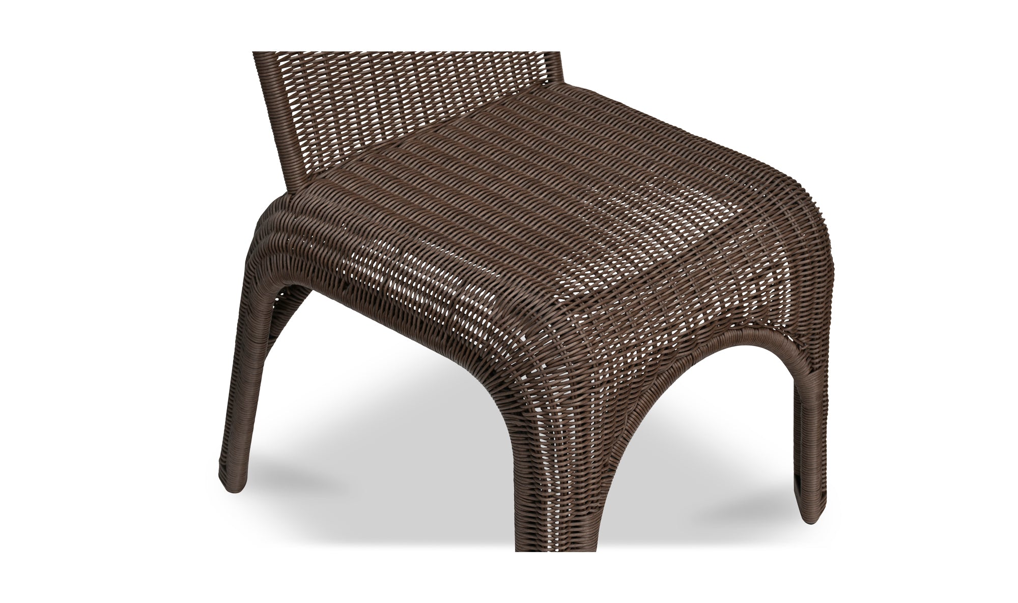 Kendall Outdoor Dining Chair Brown-Set of Two