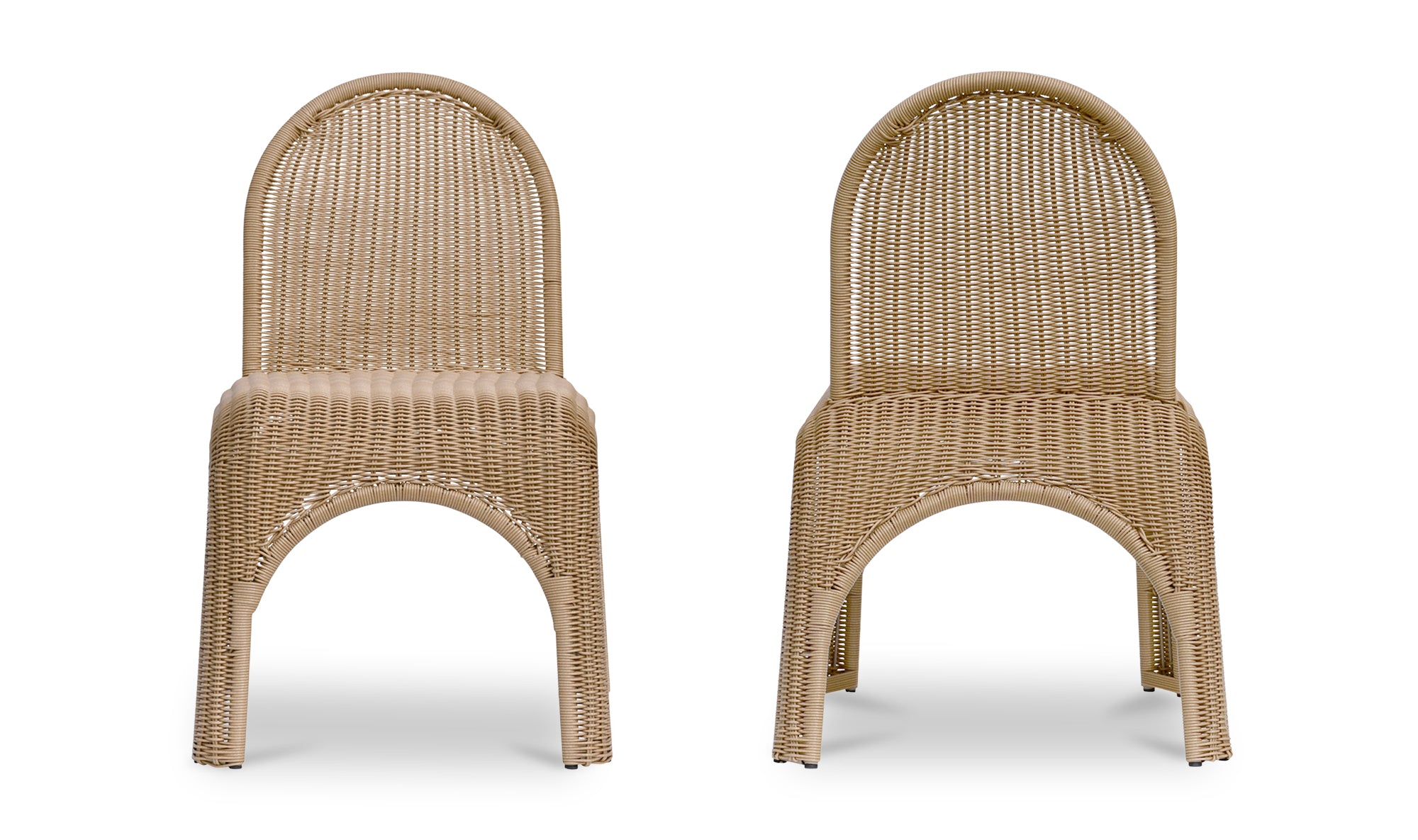 Kendall Outdoor Dining Chair Brown-Set of Two