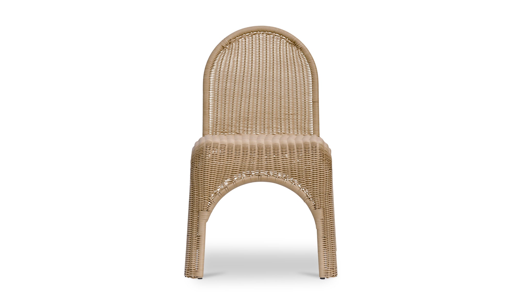 Kendall Outdoor Dining Chair Brown-Set of Two