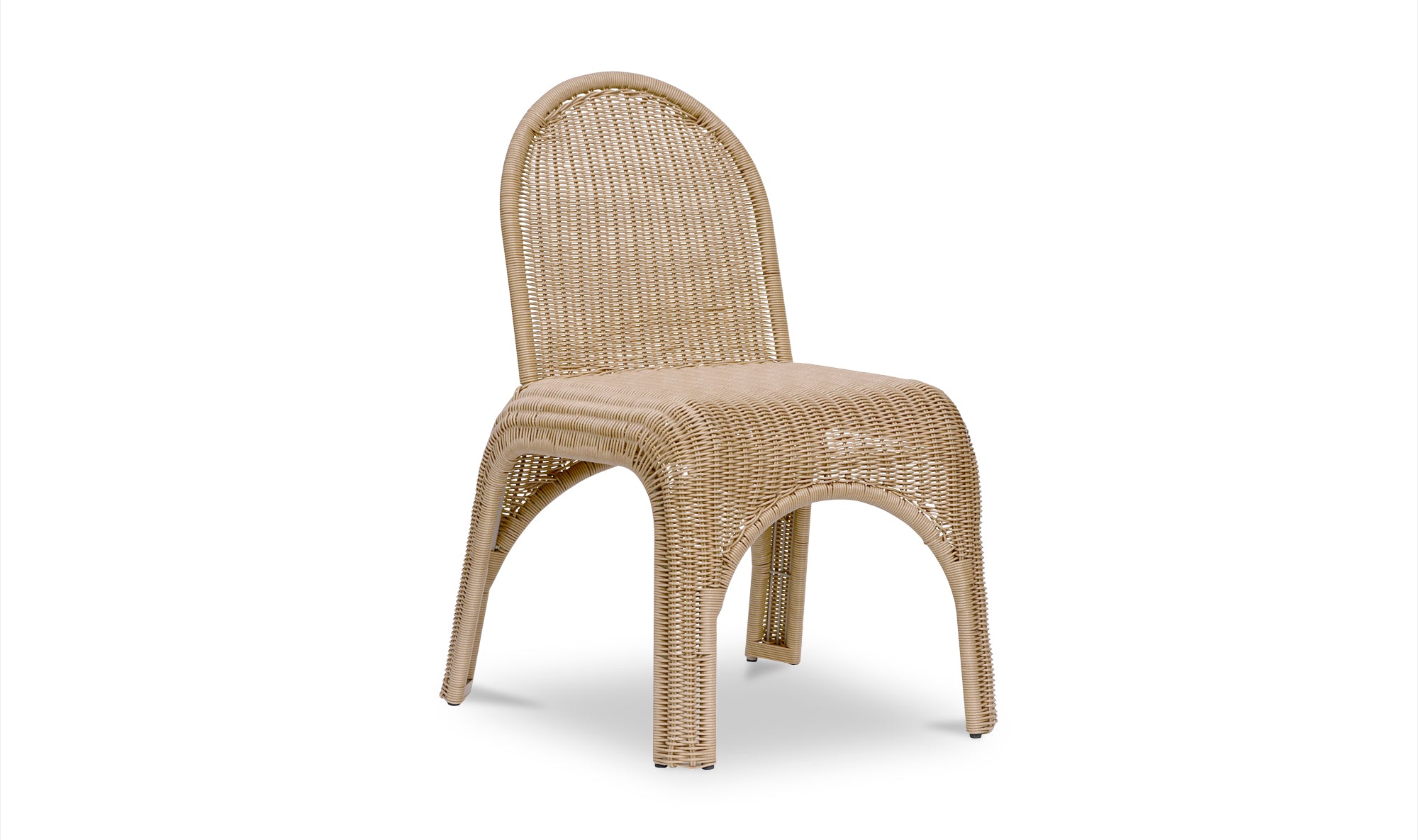 Kendall Outdoor Dining Chair Brown-Set of Two