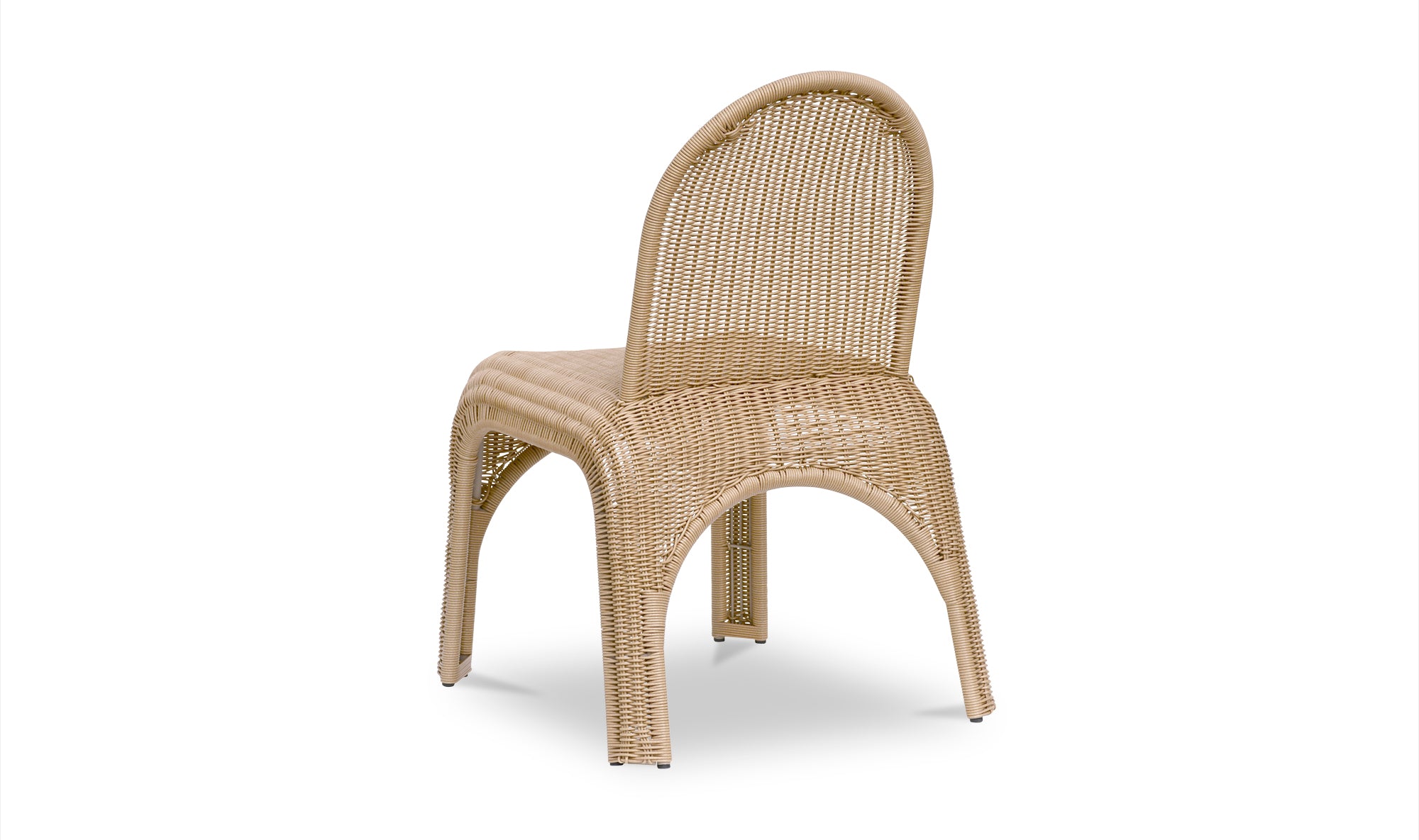 Kendall Outdoor Dining Chair Brown-Set of Two