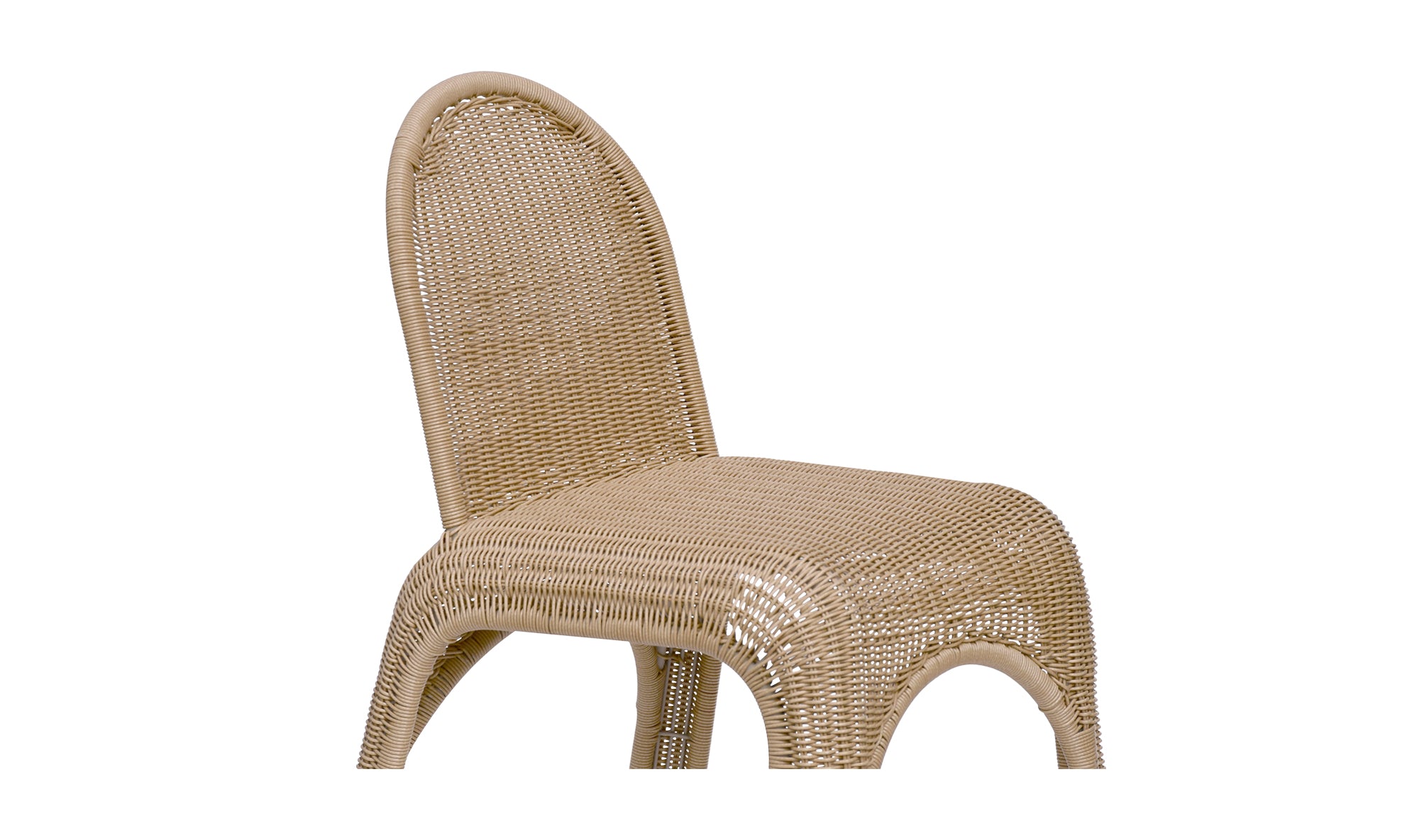 Kendall Outdoor Dining Chair Brown-Set of Two