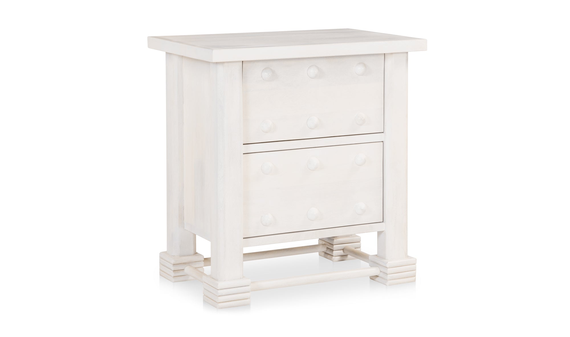 Clement Nightstand Whitewashed