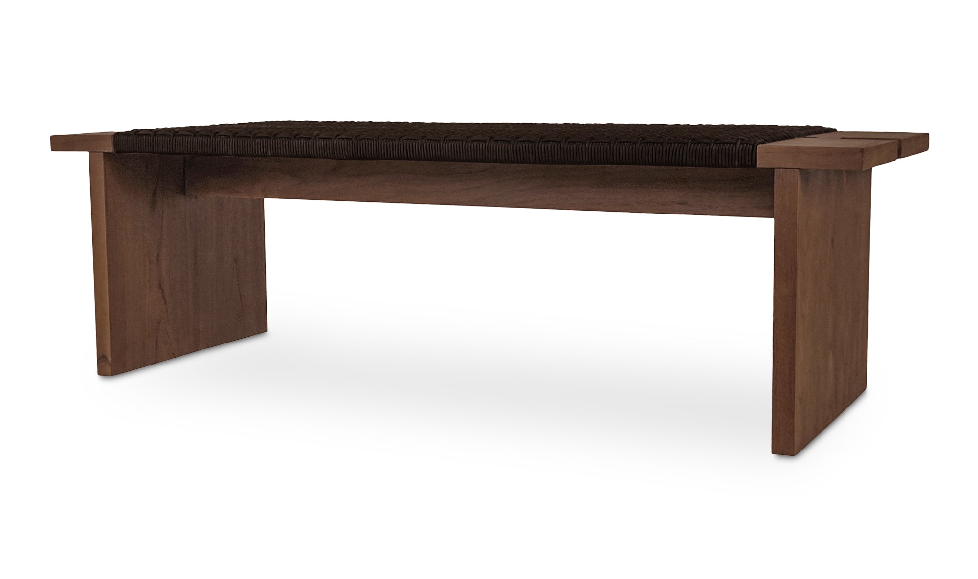 Merritt Outdoor Bench Dark Brown