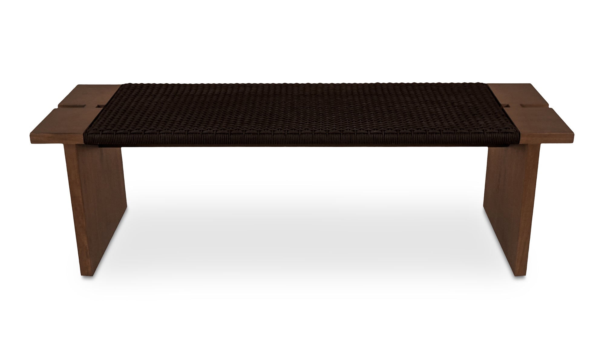 Merritt Outdoor Bench Dark Brown