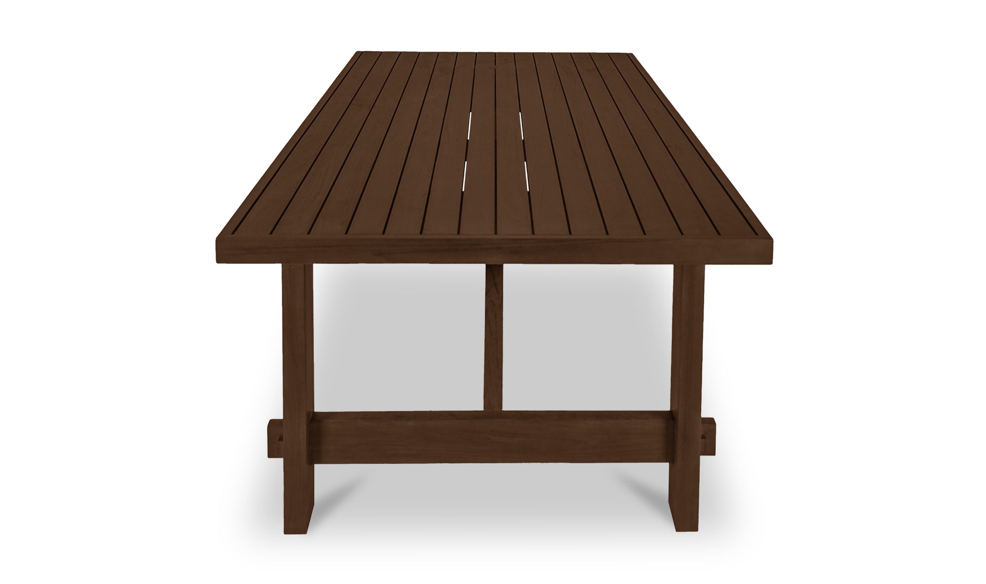 Esmond Outdoor Dining Table Brown
