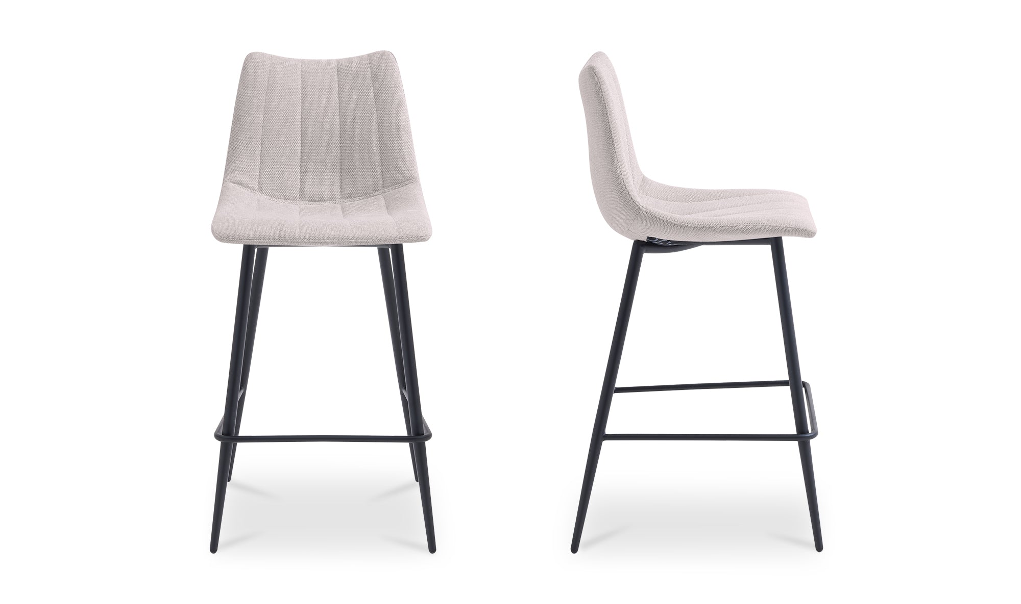 Alibi Counter Stool Beige-Set of Two