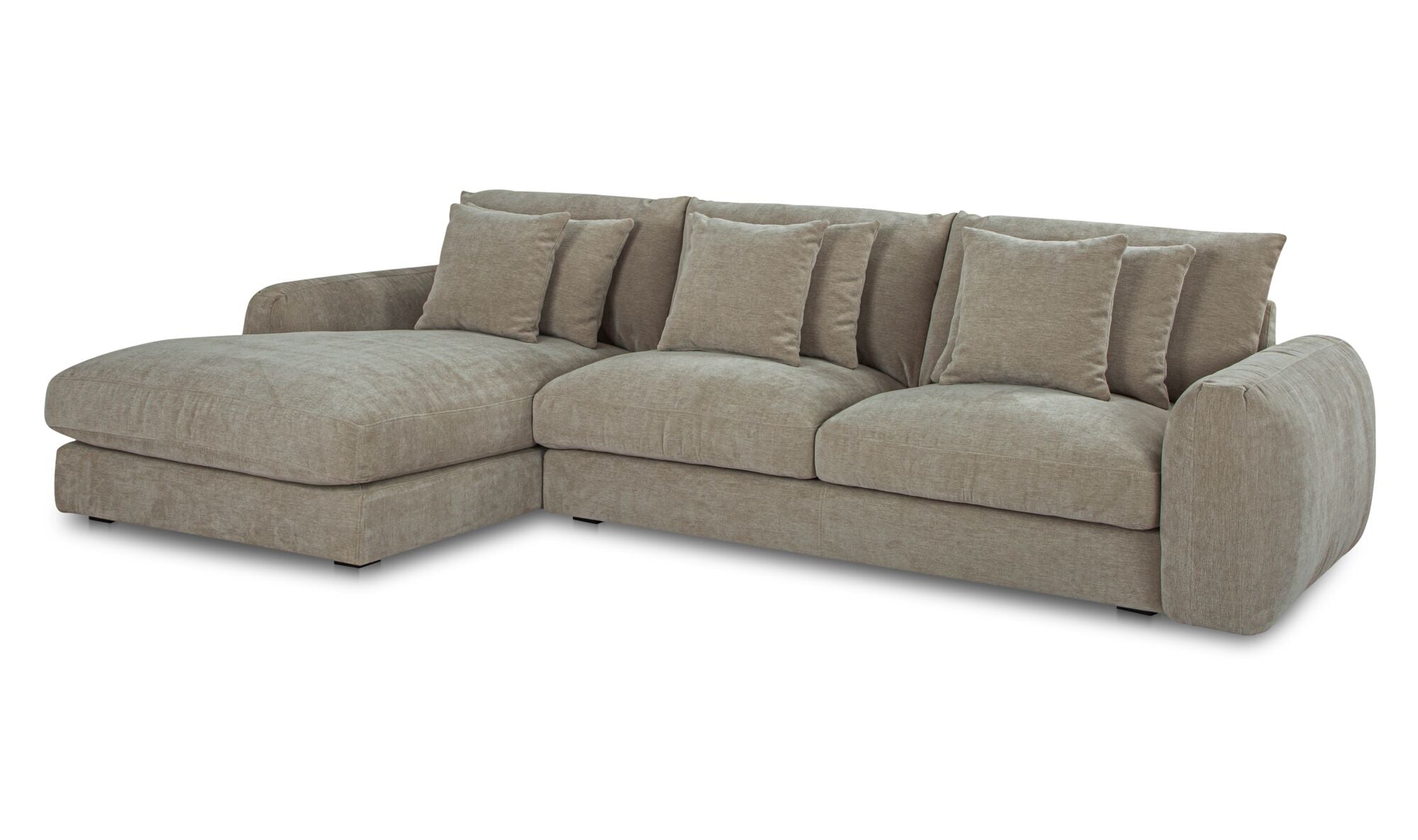 Berga Sectional Left Pebble