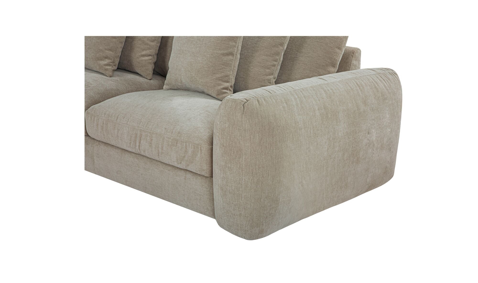 Berga Sectional Left Pebble