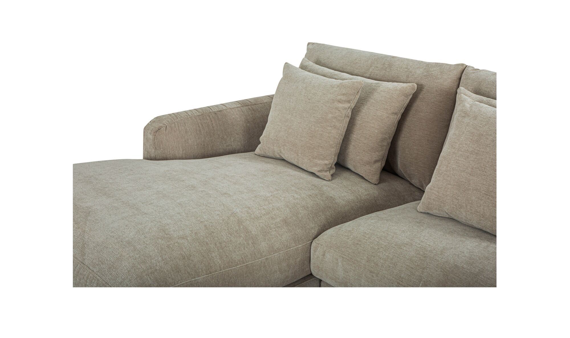 Berga Sectional Left Pebble
