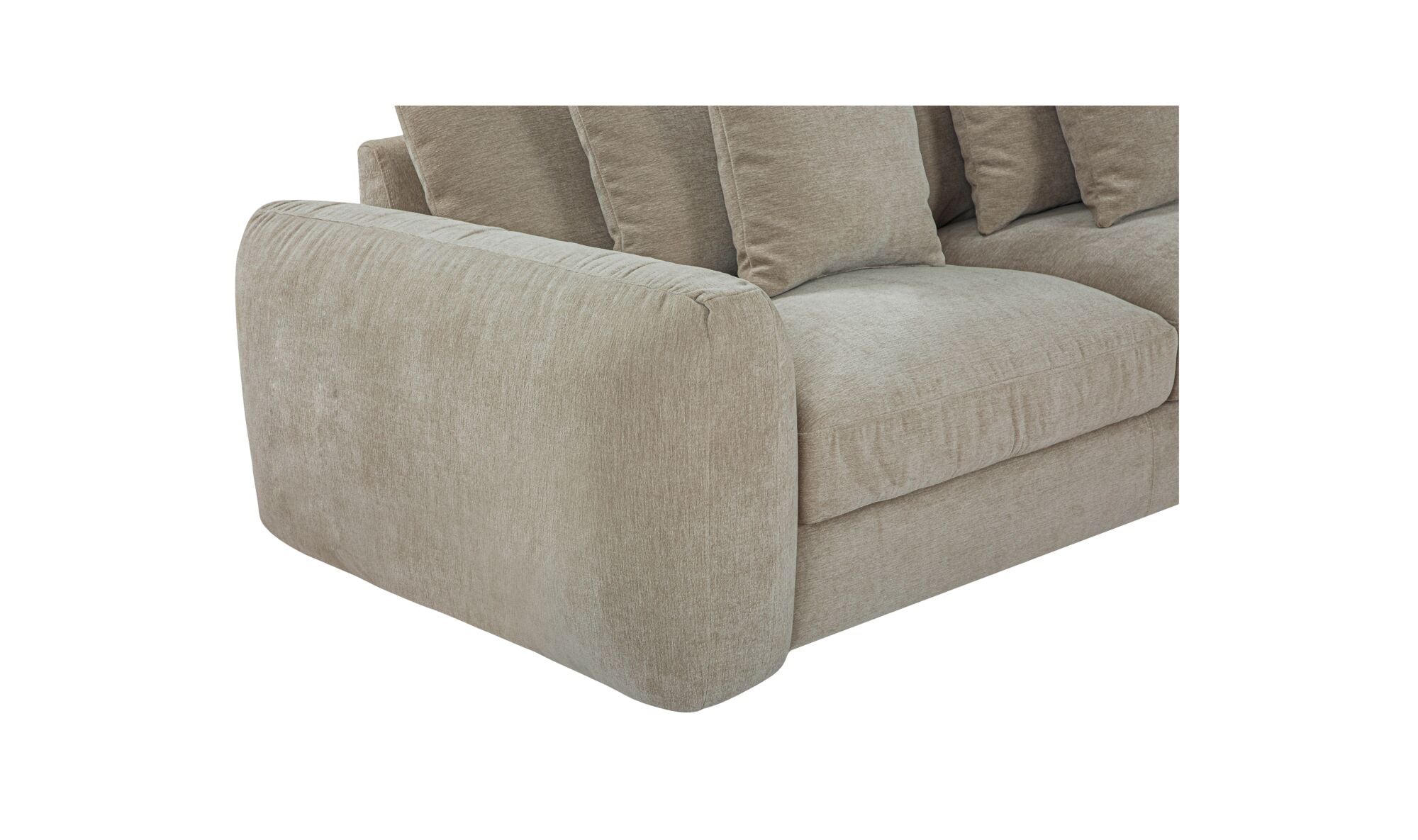 Berga Sectional Right Pebble