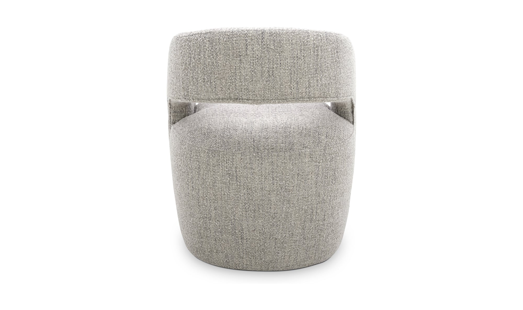 Barrow Rolling Dining Chair Grey Storm