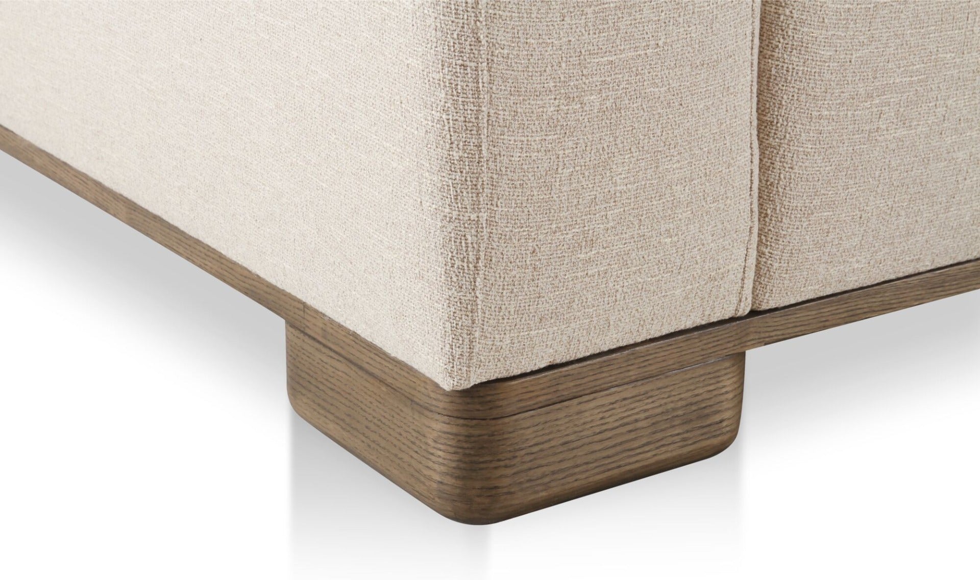 June Classic L-Shaped Modular Sectional Oatmeal