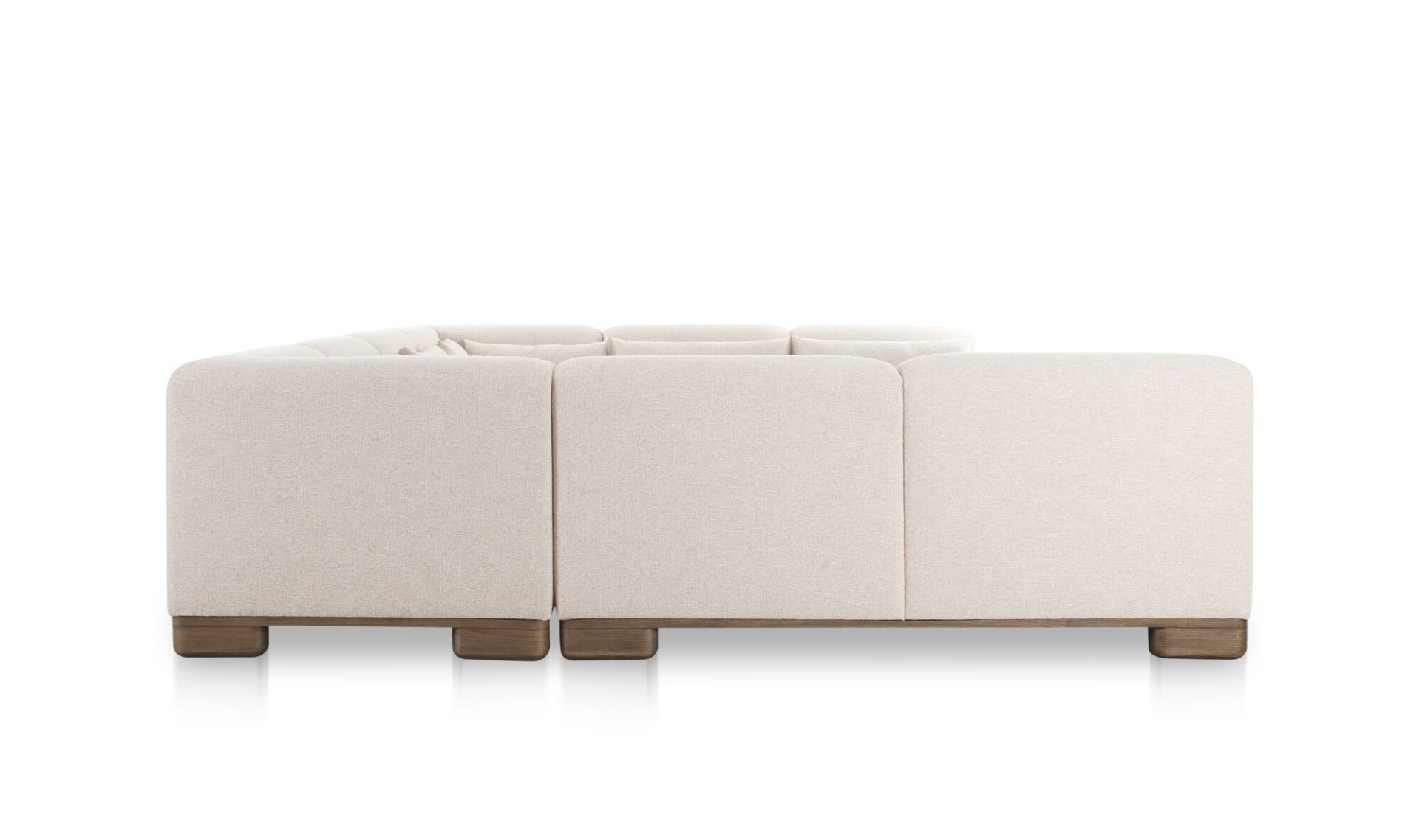 June U Shaped Modular Sectional Oatmeal